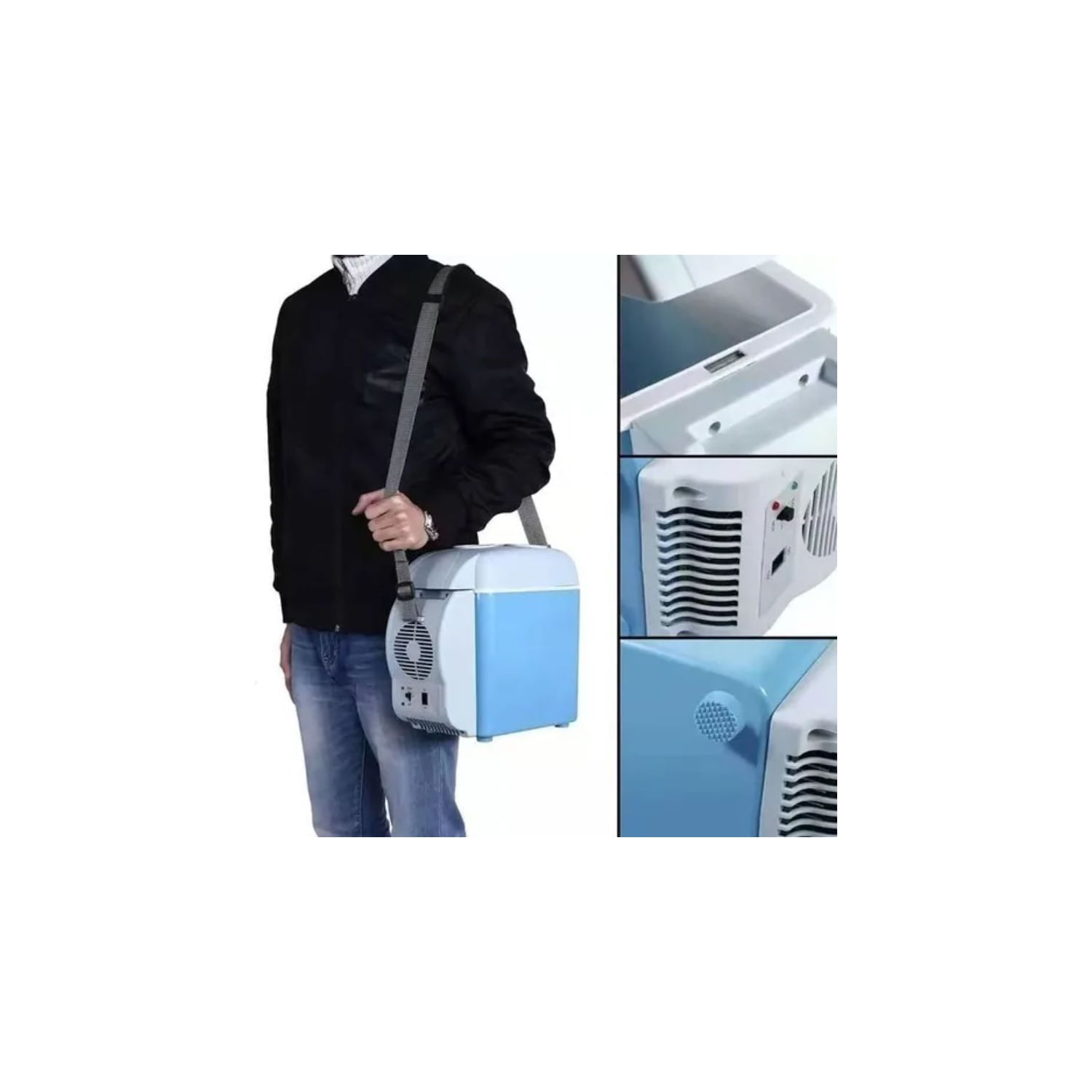 Mini Refrigerador Portátil 12V Para Carro 7.5L