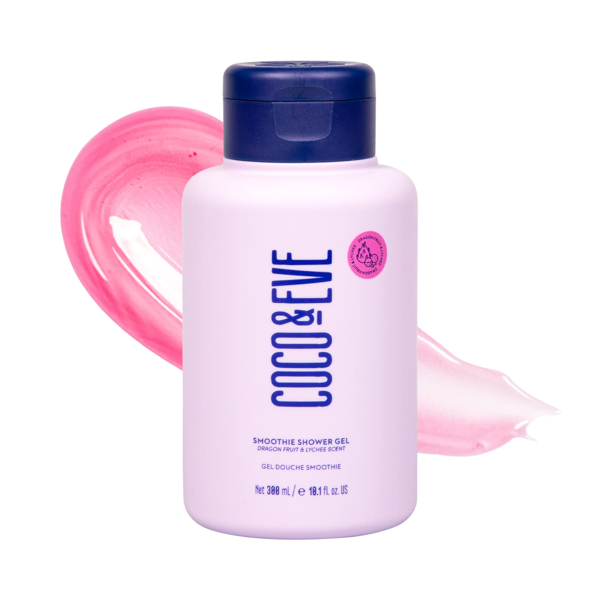 Gel De Banho Coco &amp; Eve Glow Figure Smoothie 300 Ml Sem Sulfato