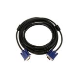 Cabo Vga Genérico De 15 M M/m Com Conector Azul Ferrite