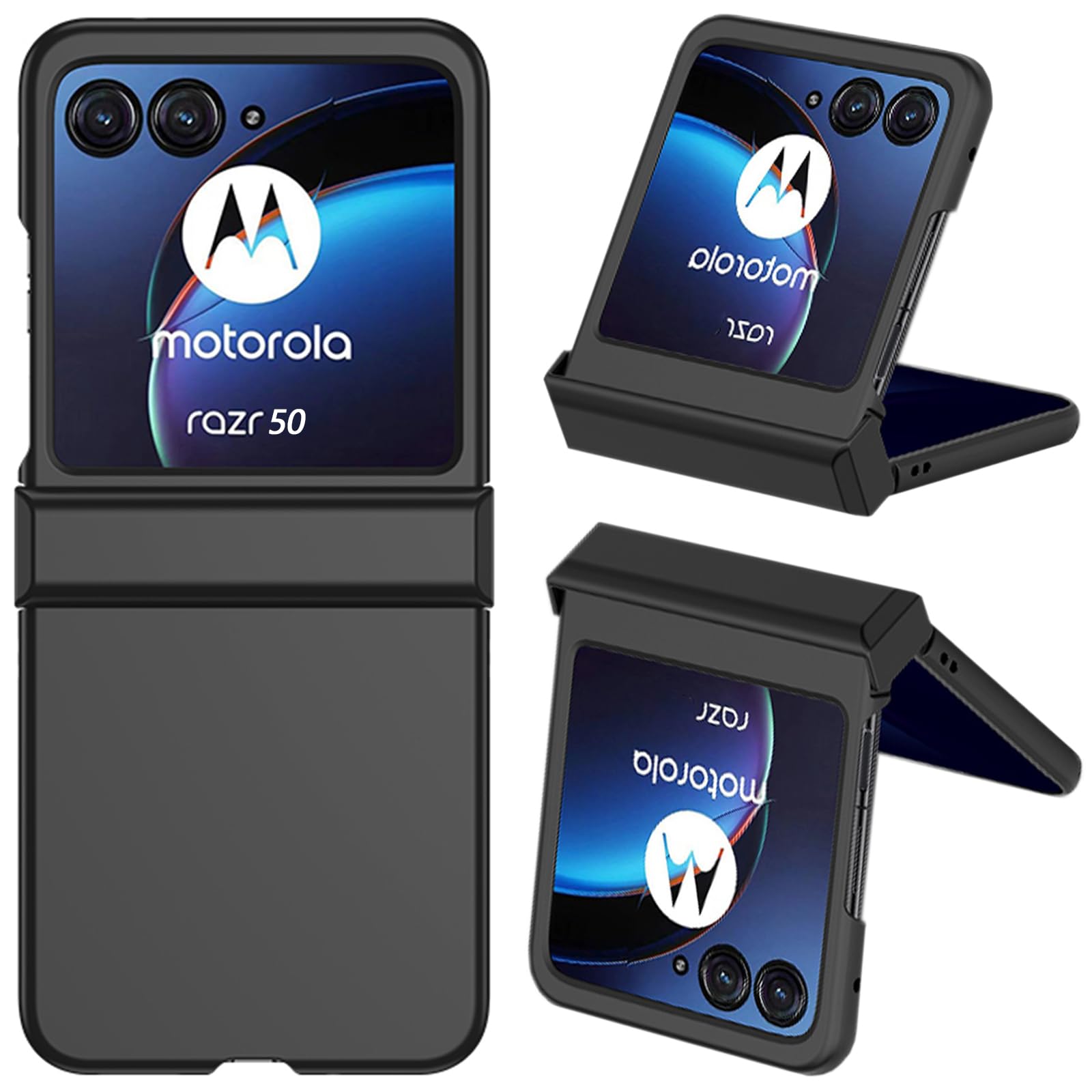Capa Flip Ninki Compatível Com Motorola Moto Razr 2024 Preta