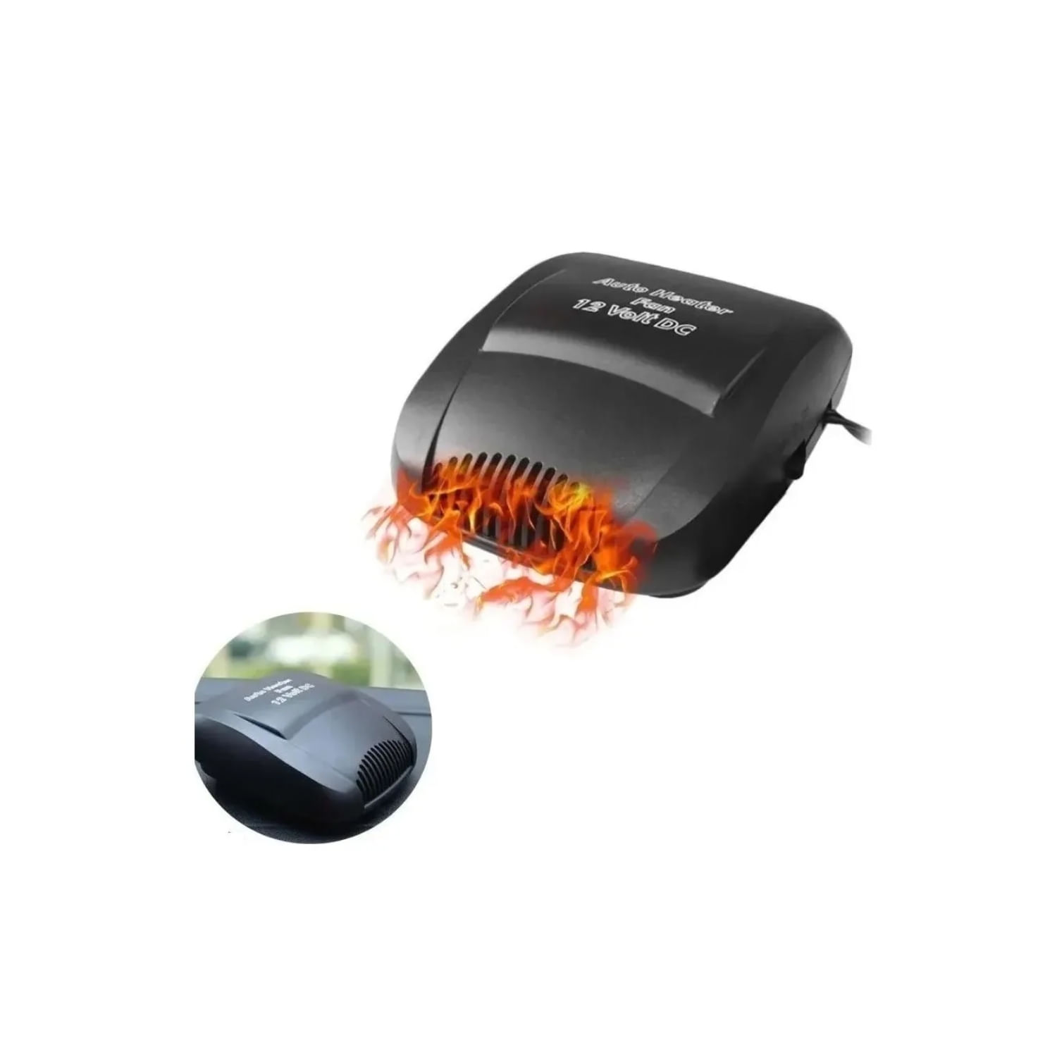 Aquecedor De Carro 12v Ventilador De Ar Quente 150w Para Descongelamento E Resfriamento De Carros
