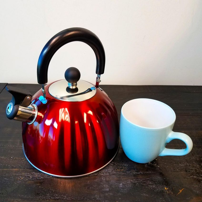 Chaleira De Chá Mr. Coffee Twining 2,1 L Em Forma De Abóbora Em Aço Inoxidável - imagem 2