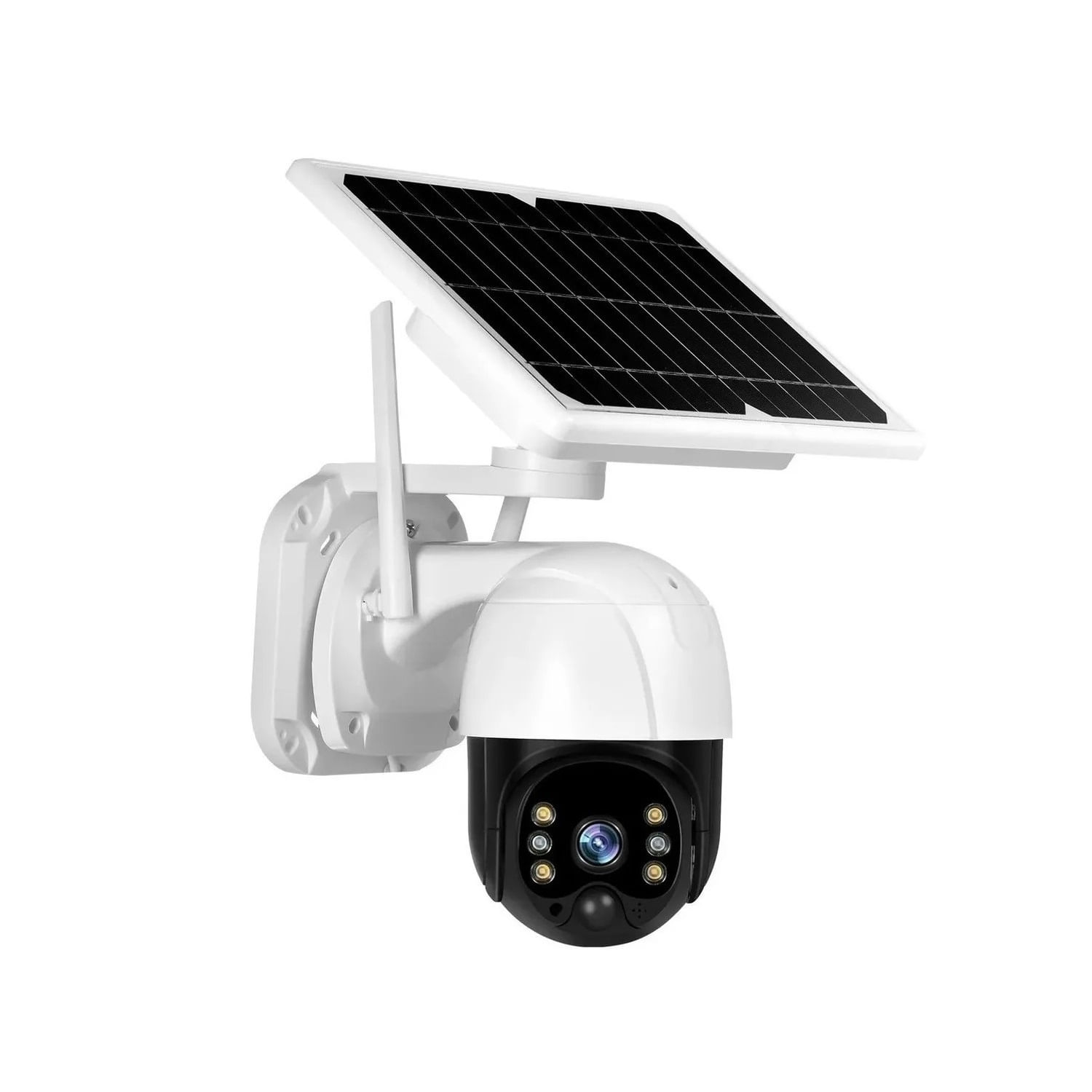 Câmera De Segurança Wifi Alimentada Por Energia Solar Ao Ar Livre 1080p Hd