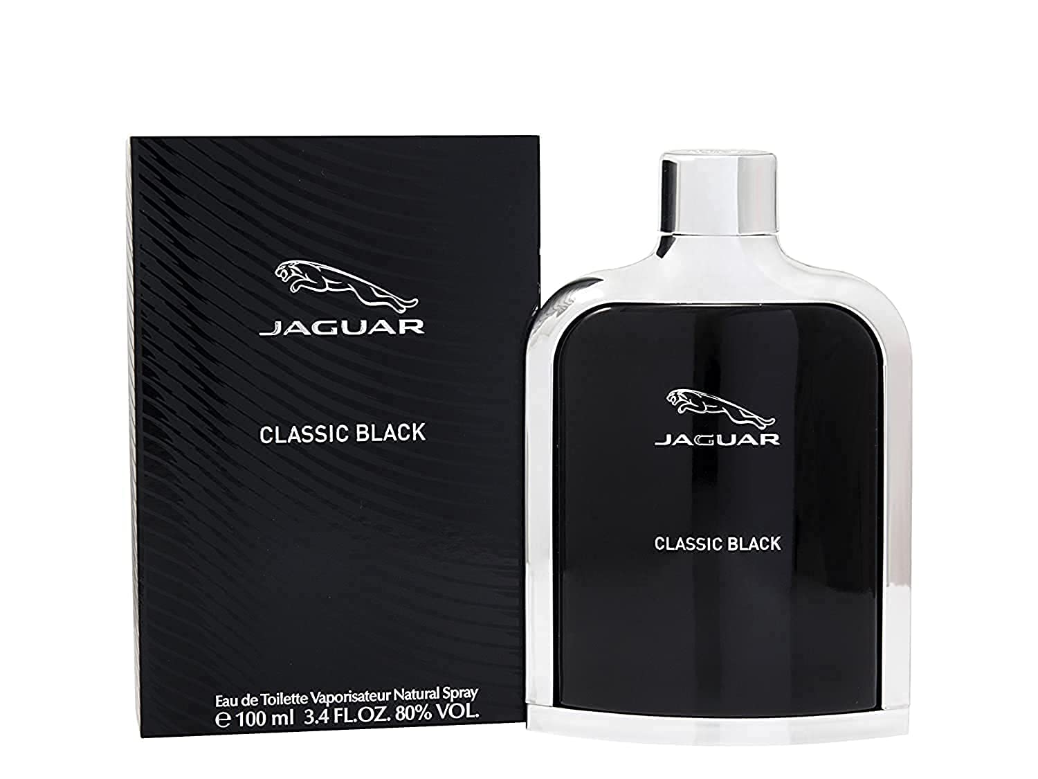 Perfume Jaguar Classic Black Eau De Toilette 100ml Para Homens