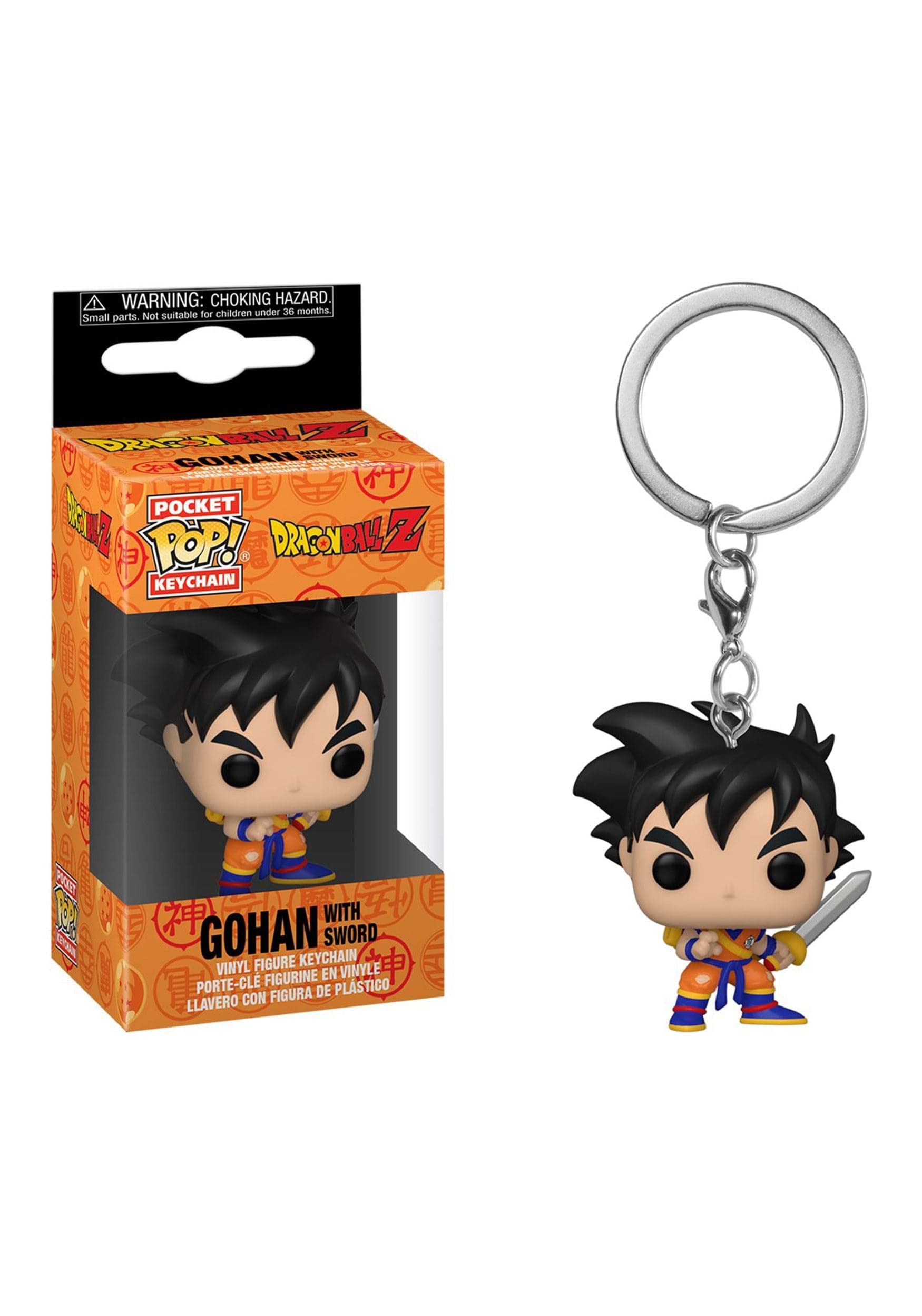 Chaveiro Funko Pop! Dragon Ball Z Gohan Com Espada