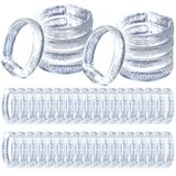 Pulseiras Led Leitee White Glow In The Dark Para Festas X24