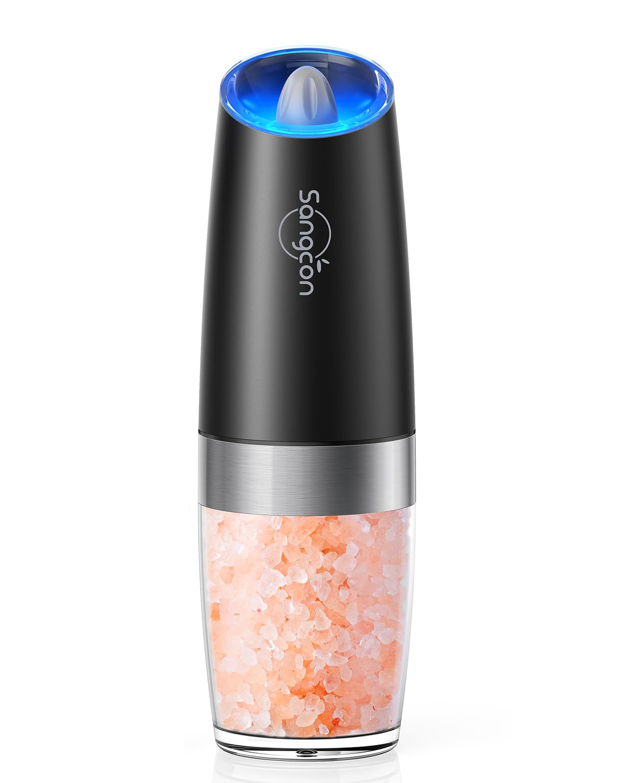 Moinho Elétrico De Pimenta E Sal Sangcon Com Luz Led