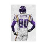 Pôster Em Tela Qunan Sports Cris Carter 30x45cm Sem Moldura