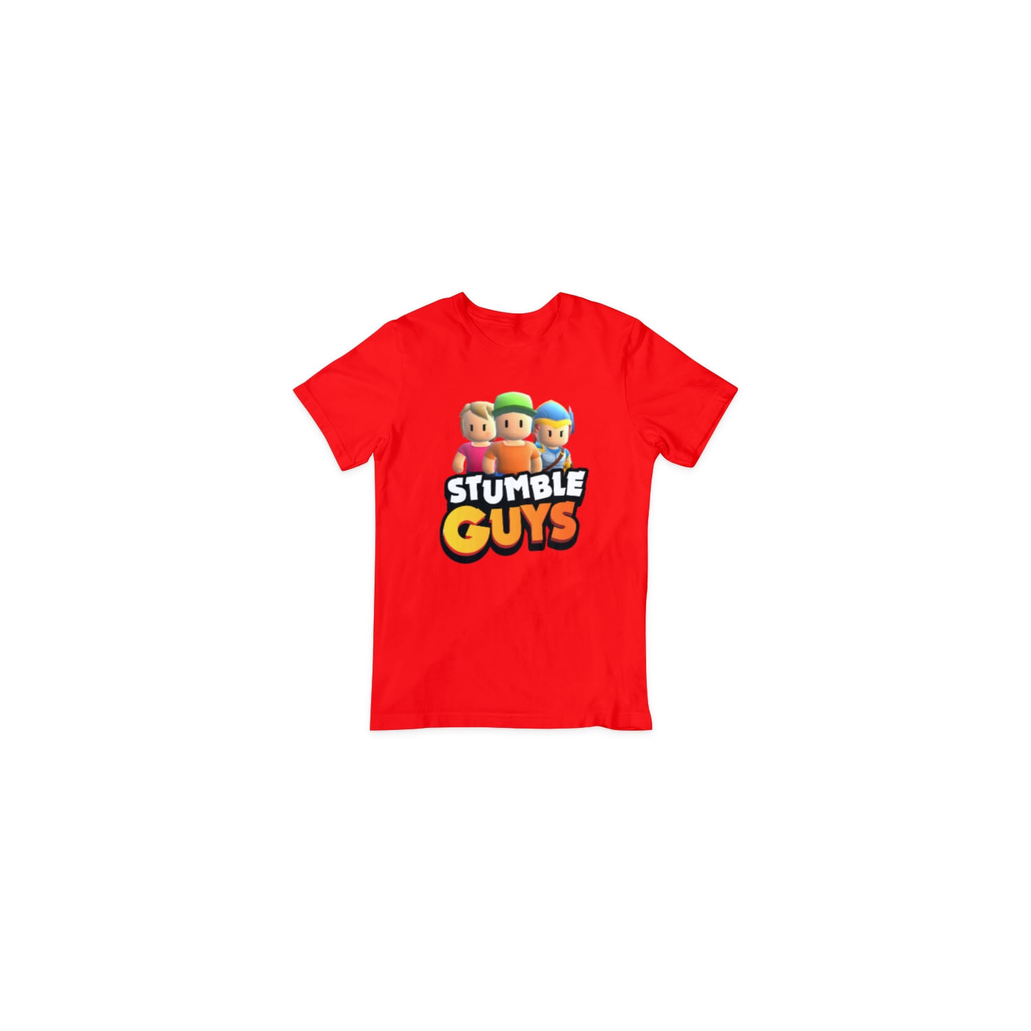 Camiseta Stumble Guys Gamer Para Crianças E Adultos 100% Algodão