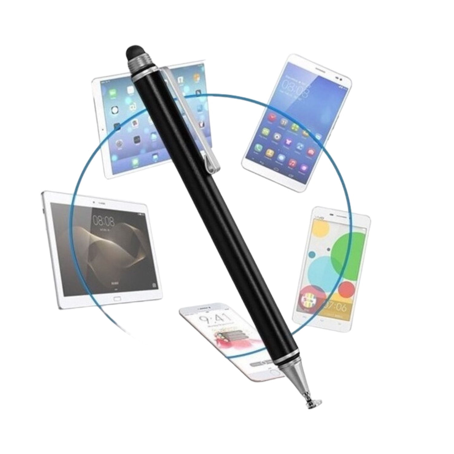 Caneta De Toque Para Tablet E Ipad Com Ponteiro Duplo Genérica
