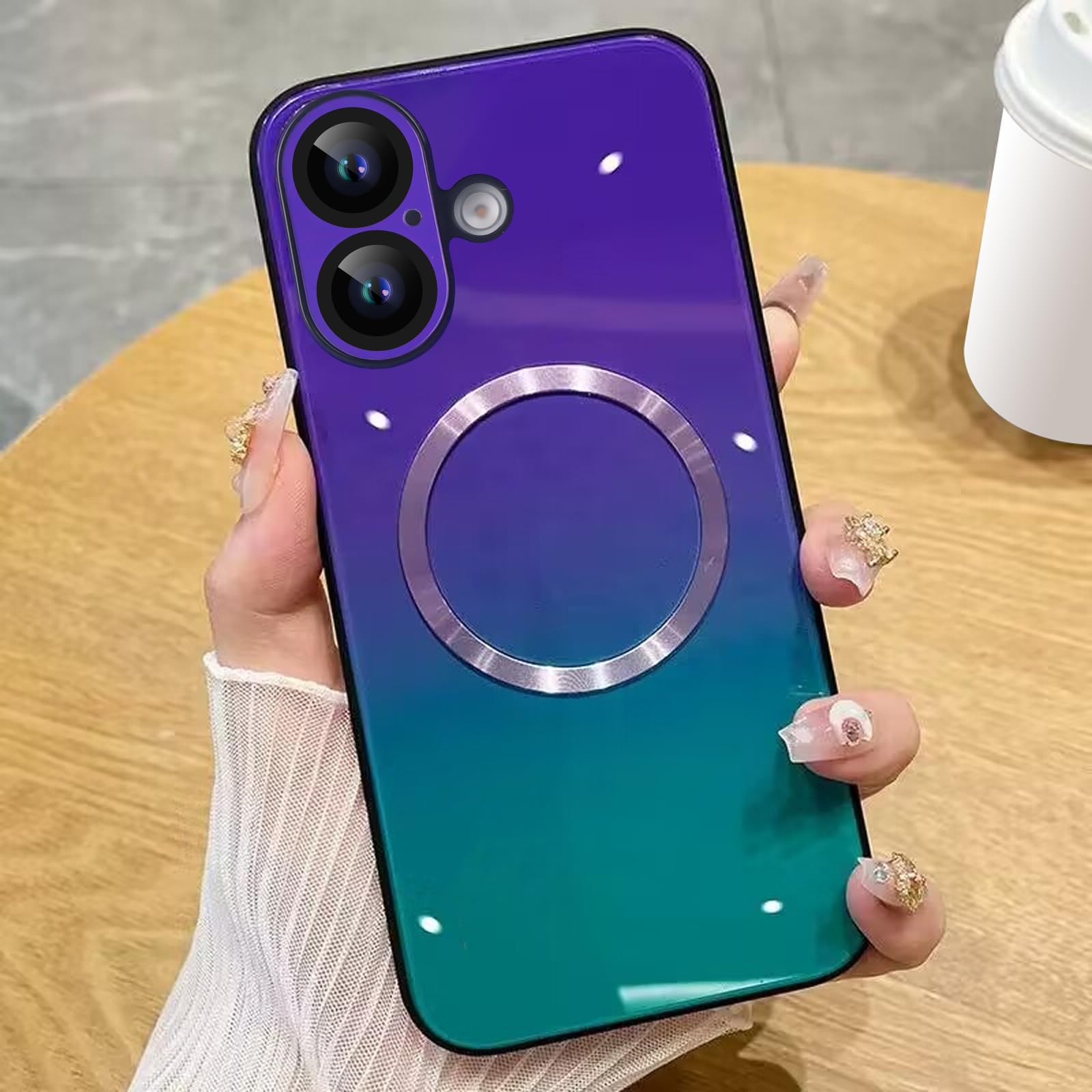 Capa De Telefone Guppy Compatível Com Iphone 16 Plus Magnetic