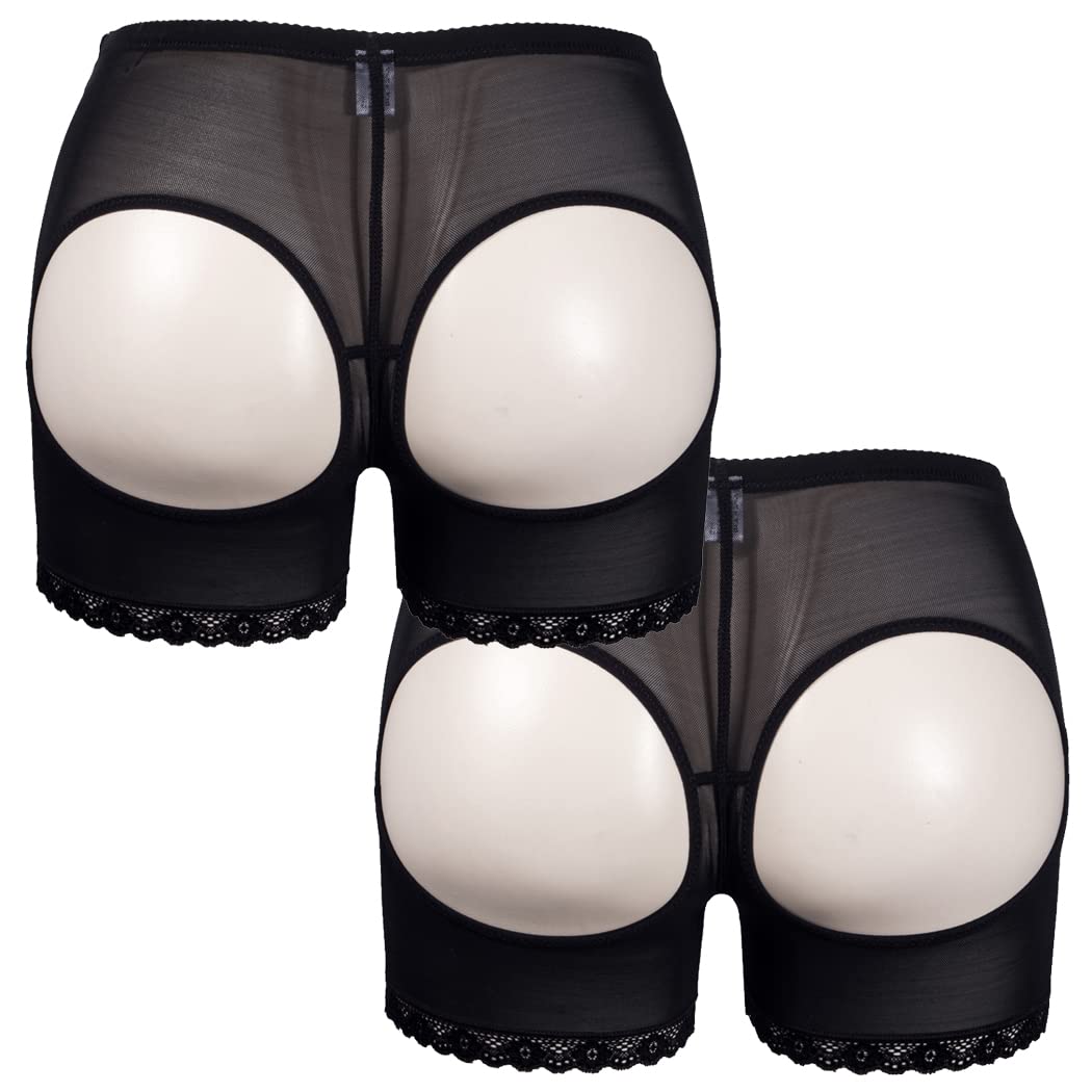 Calcinha De Renda Acolchoada Feminina Para Levantar O Bumbum E Modelador De Corpo Fut