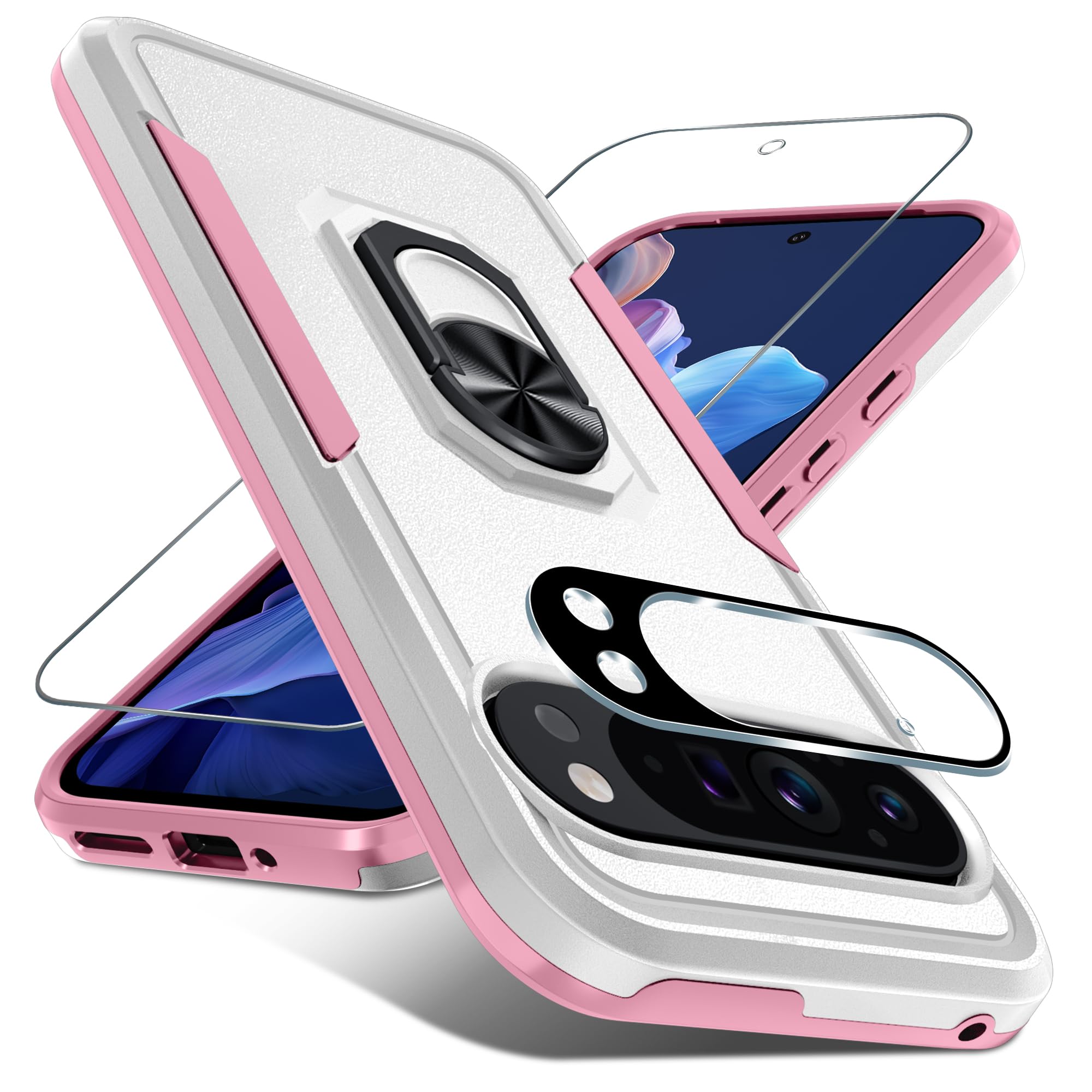 Capa De Telefone E Protetor De Tela Para Google Pixel 9 Pro Xl