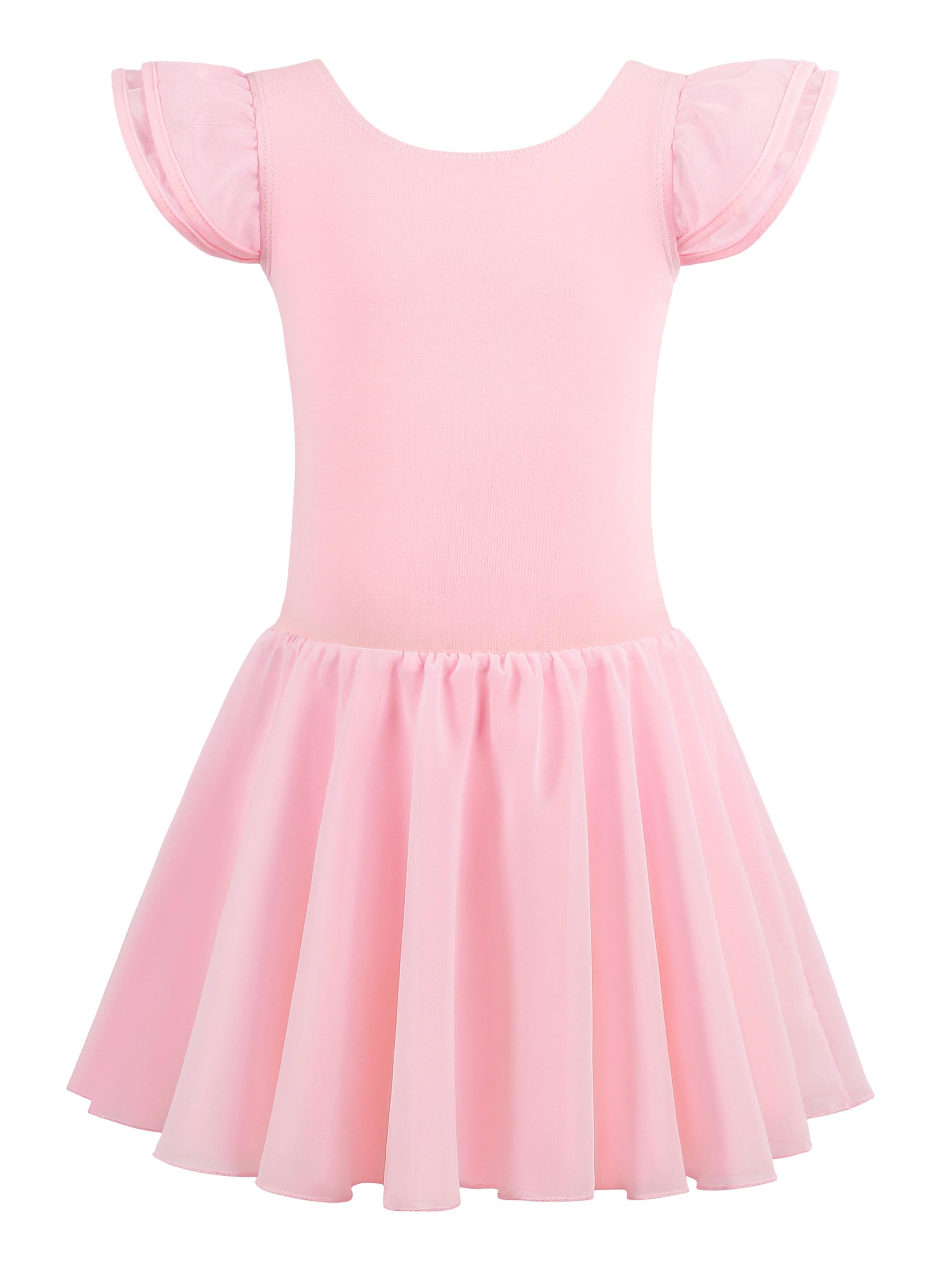 Ballet Leotard Mdnmd Dance Para Meninas Pequenas Com Saia De Rabo De Andorinha