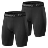 Shorts De Compressão Towintec Para Homens Sports Running Black Xxl