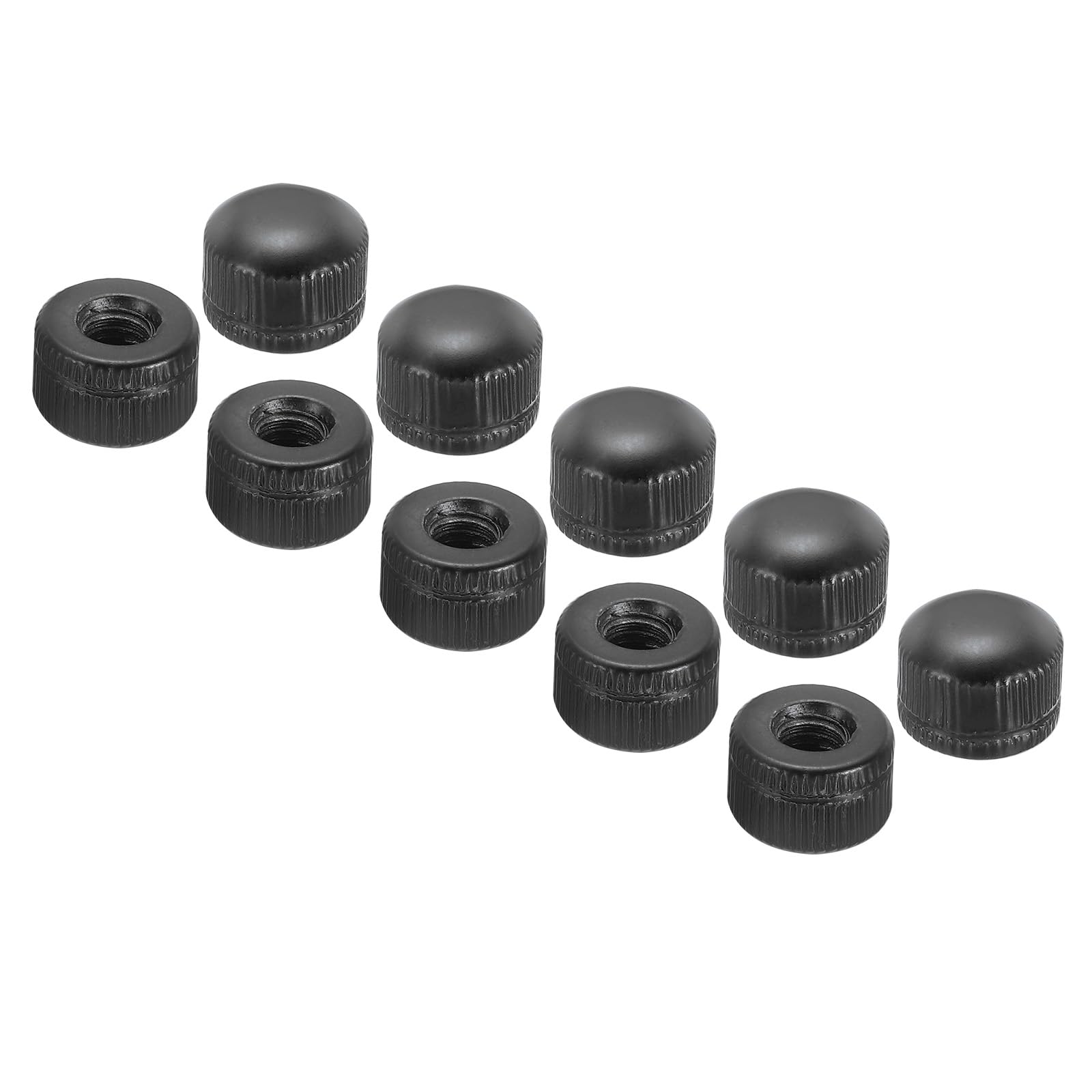 Cap Nut Patikil M6x11x14 Em Aço Carbono Preto 25 Unidades