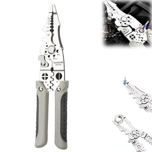 Decapador De Fios Multifuncional Crimper Cable Cutter Alicate Dfcdcoo 2024