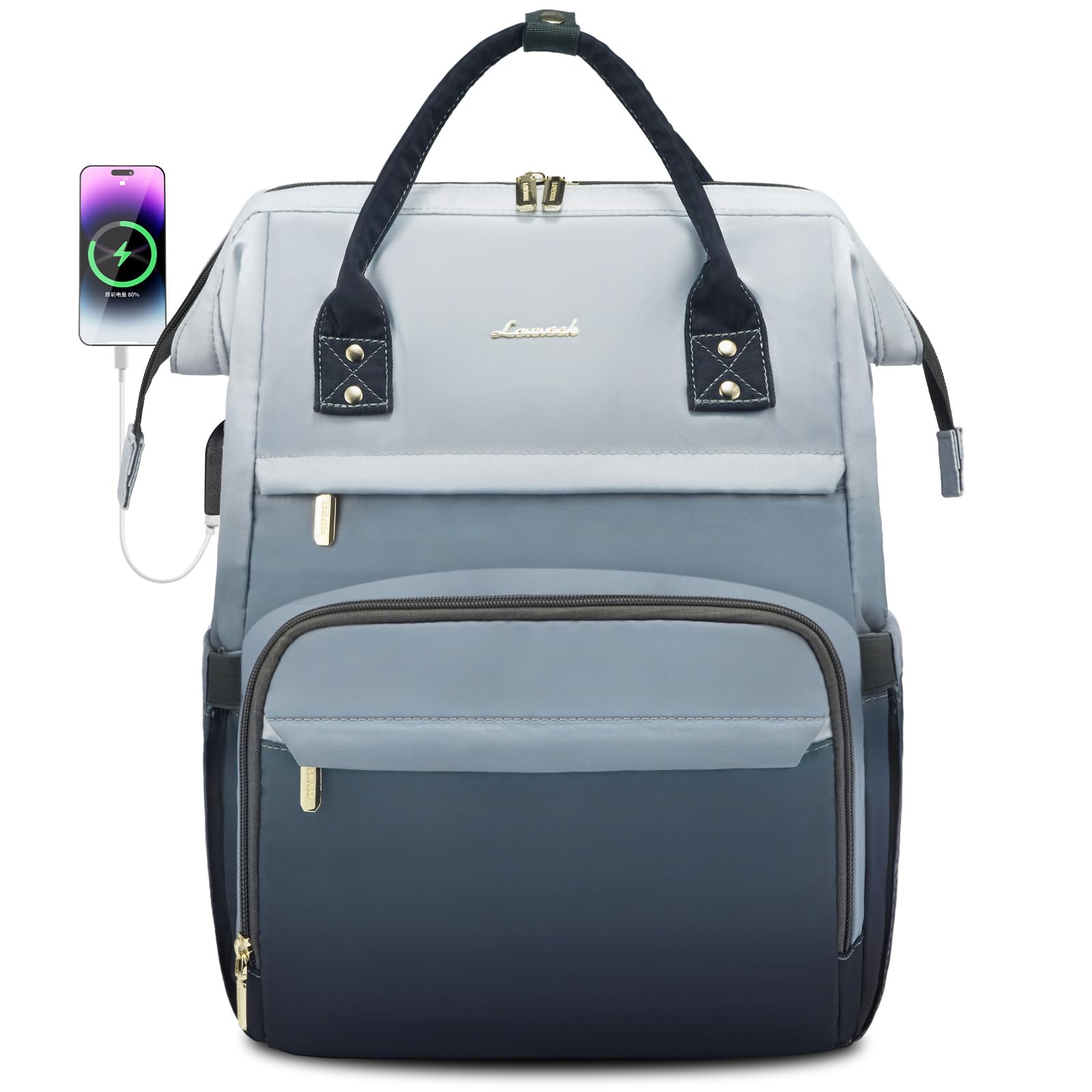 Mochila Para Laptop Lovevook Para Mulheres Professoras E Enfermeiras 15,6"