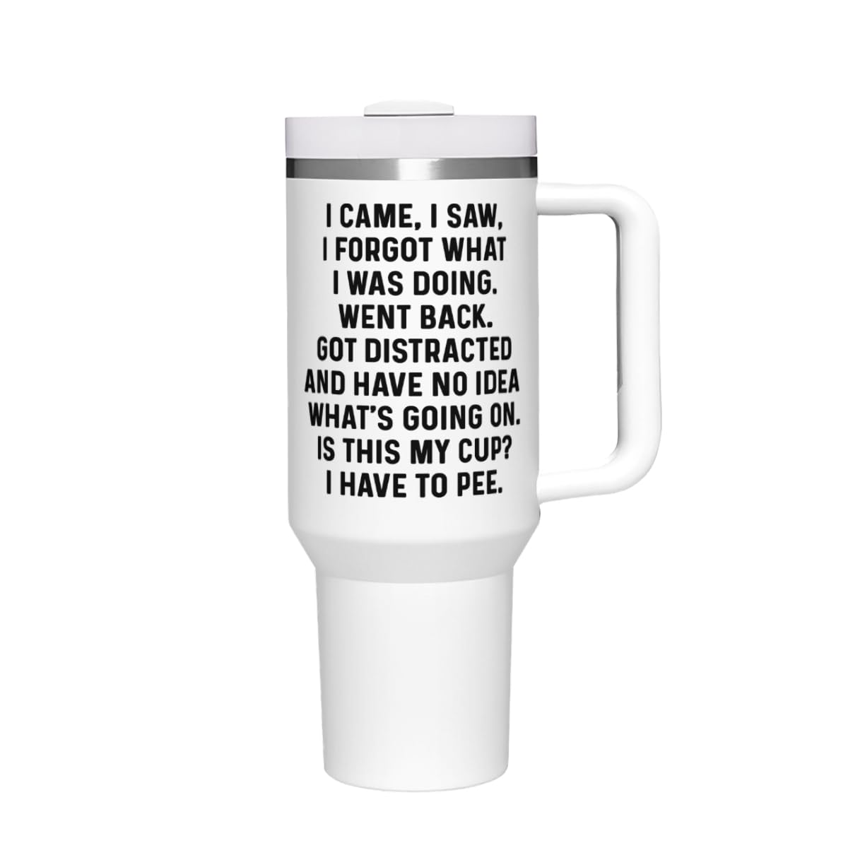 Tumbler Adimidy Eu Vim, Vi, Esqueci O Que Estava Fazendo 1,2 L