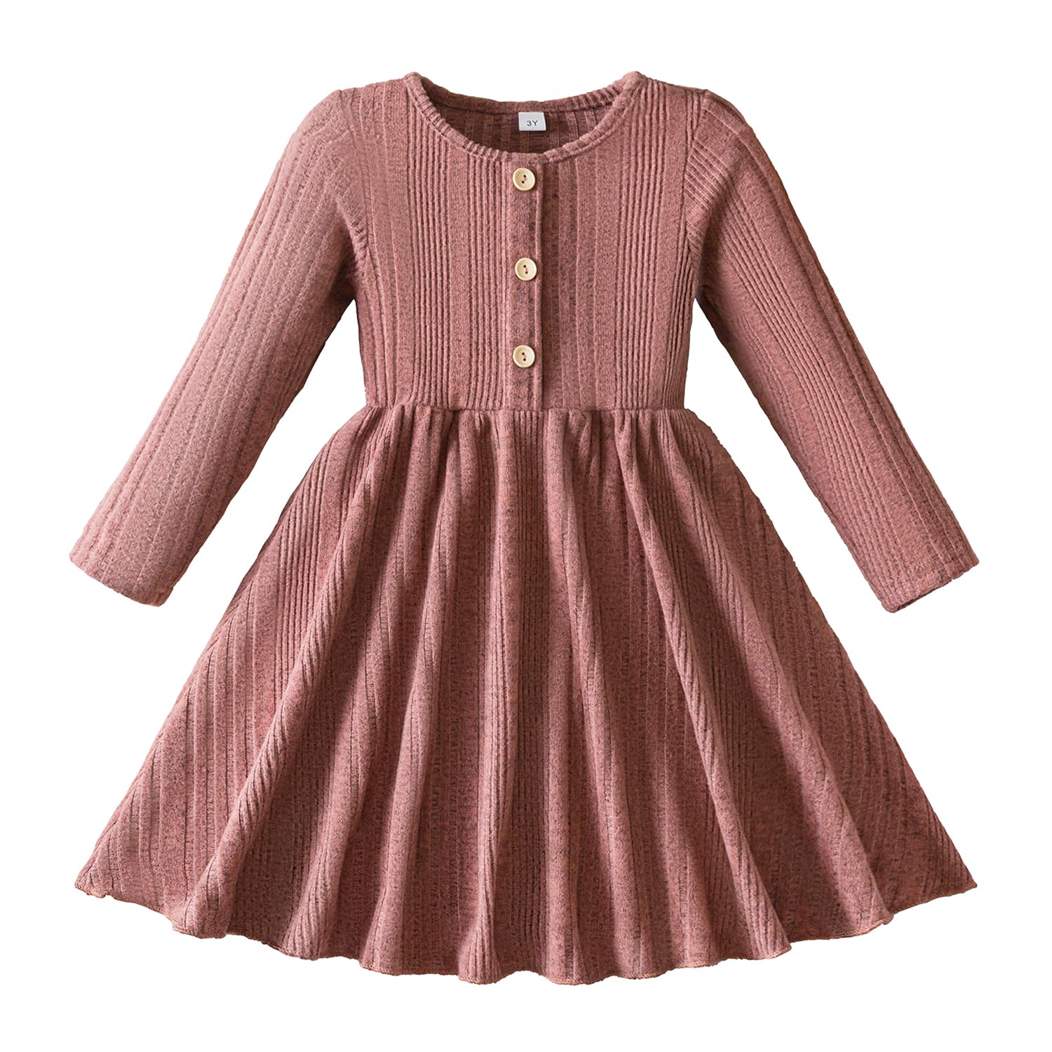 Vestido Ttyaovo Feminino De Manga Comprida Princesa Outono Inverno 7-8 Anos