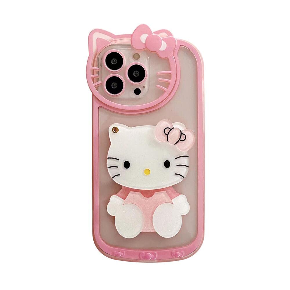 Capa De Telefone Olntun Para Iphone 14 Pro Max Cute Cartoon 3d Bow