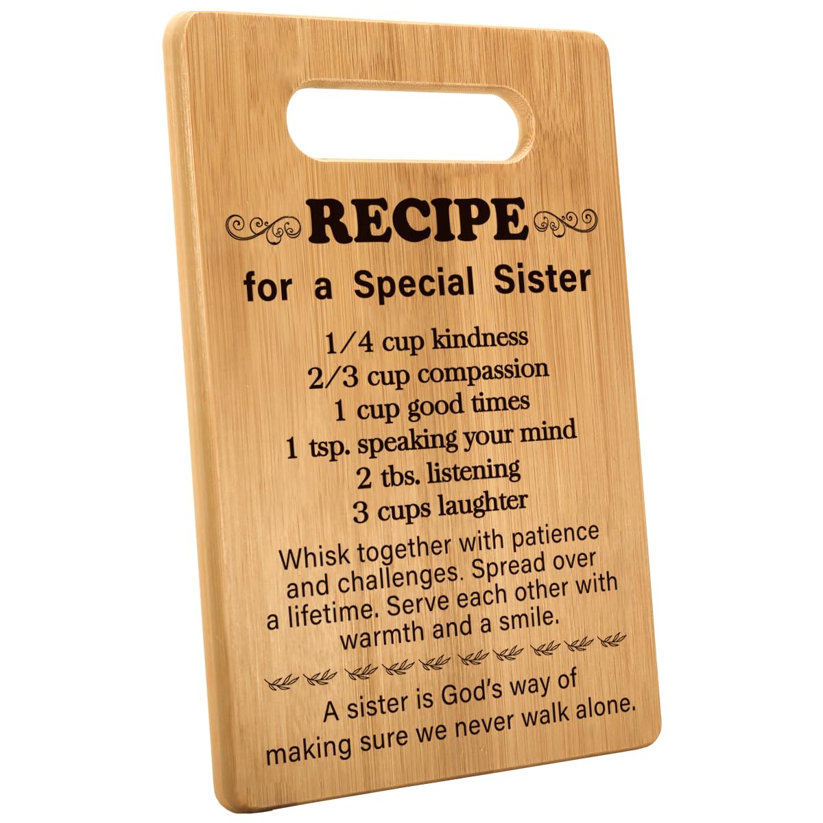 Tábua De Cortar My-alvvays Best Sister Ever Friendship Present