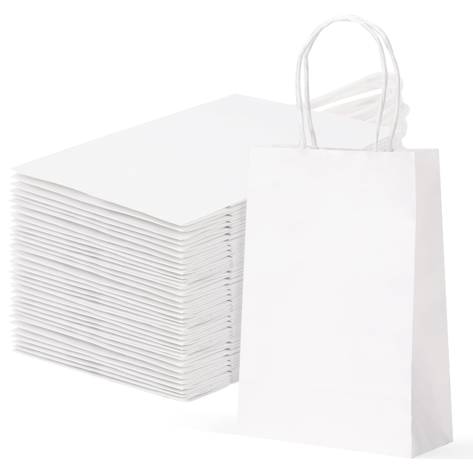 Sacos De Papel Moretoes Kraft Paper 60 Unidades 13,3 X 8,1 X 20,3 Cm Com Alças