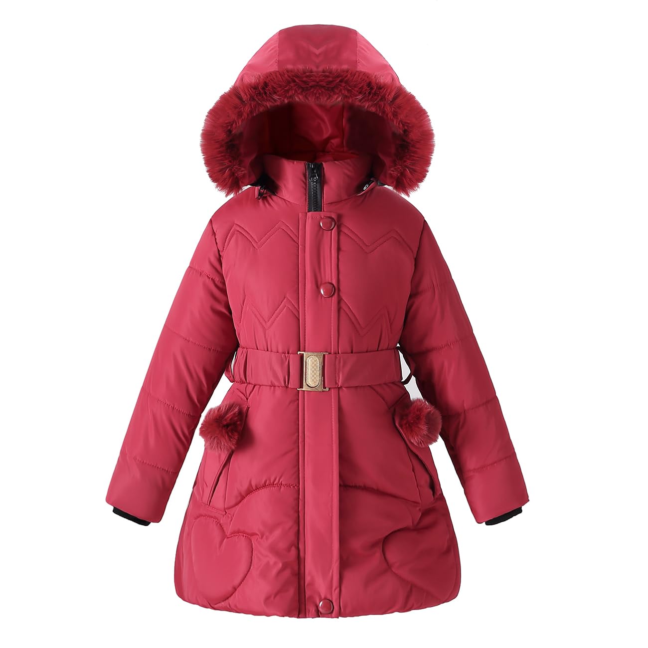 Casaco De Inverno Podgina Girl Puffer Jacket Parka Tamanho 11-12 Anos