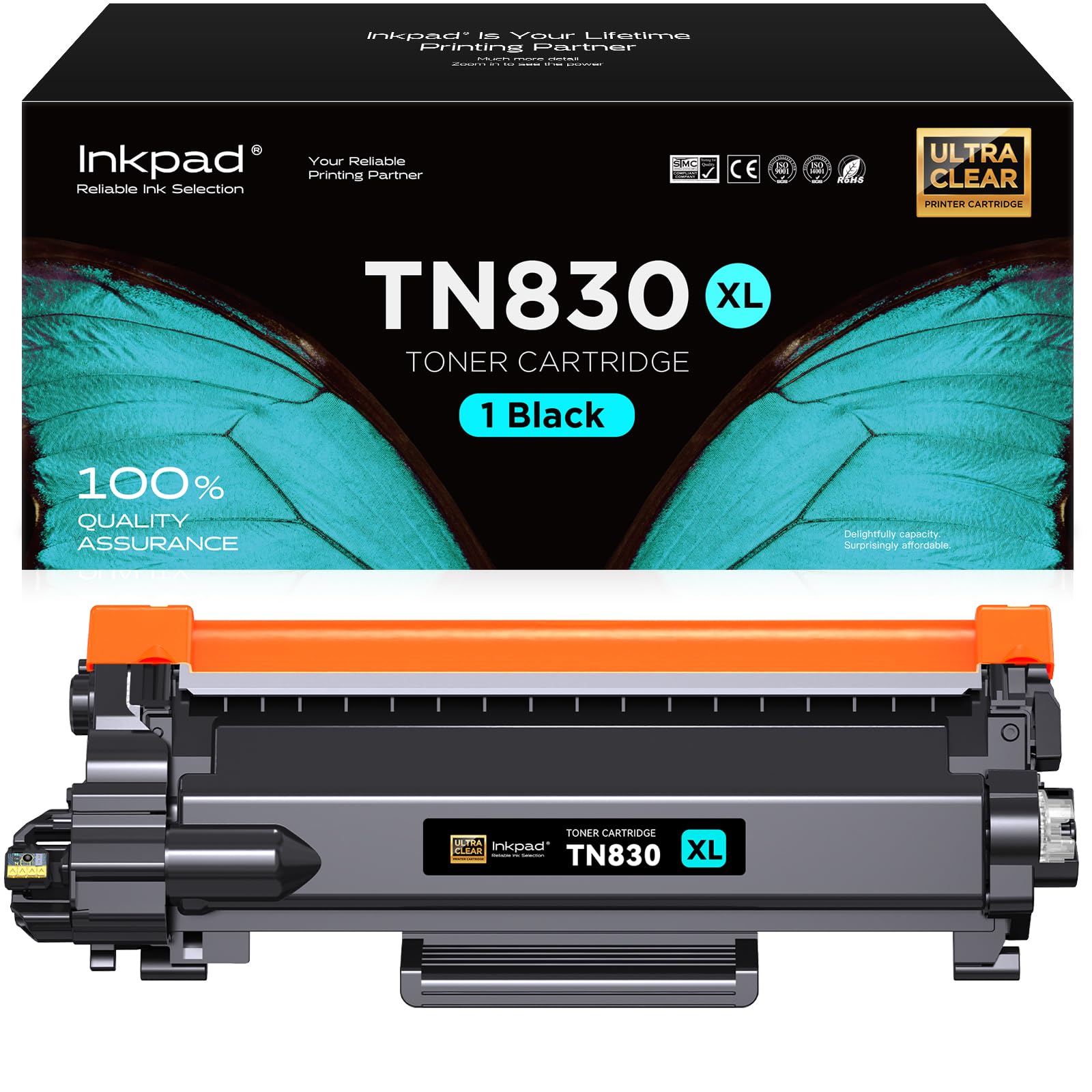 Cartuchos De Toner Inkpad Tn830xl Tn830 Para Brother Tn-830xl