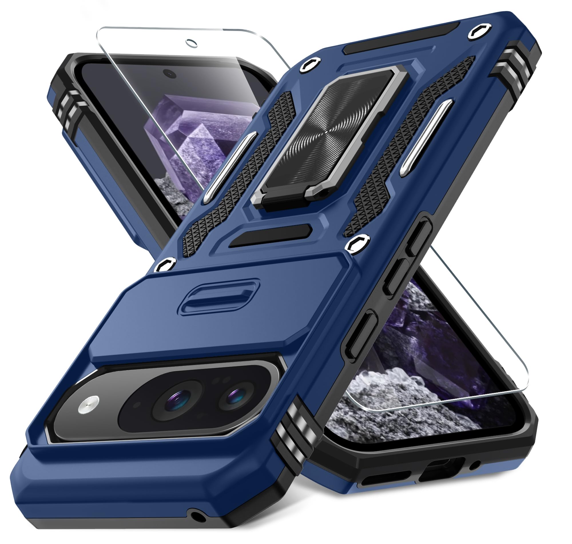 Capa De Telefone Deerlamn Para Google Pixel 9/9 Pro Com Protetor De Tela