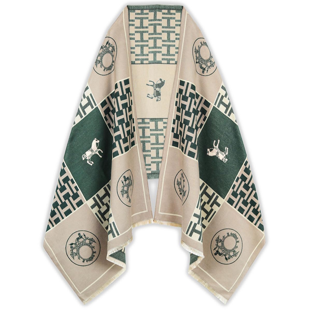 Lenço Extree Pashmina Silky Shawl Wrap Para Mulheres 74,4 X 24,4 Cm