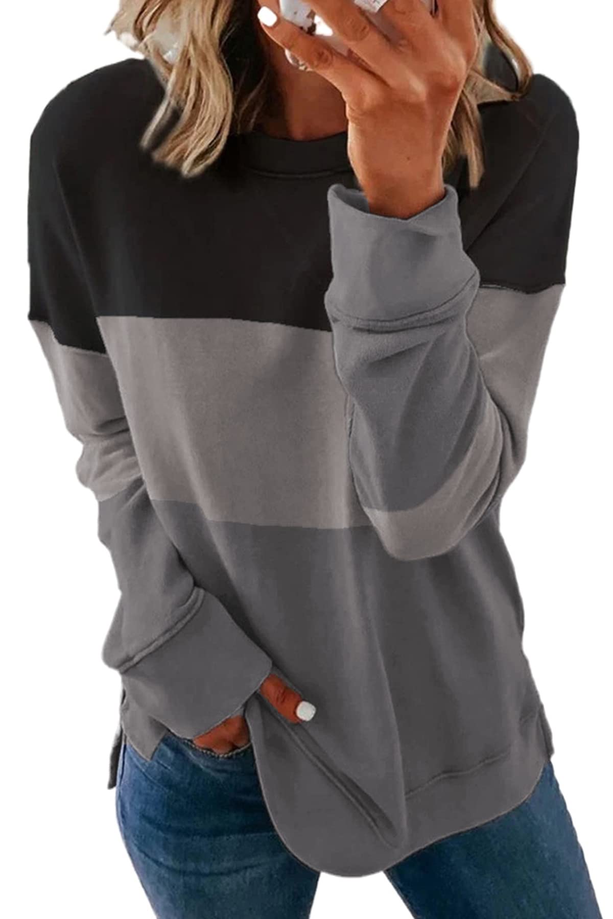 Moletom Sweet Poison Color Block Pullover Para Mulheres