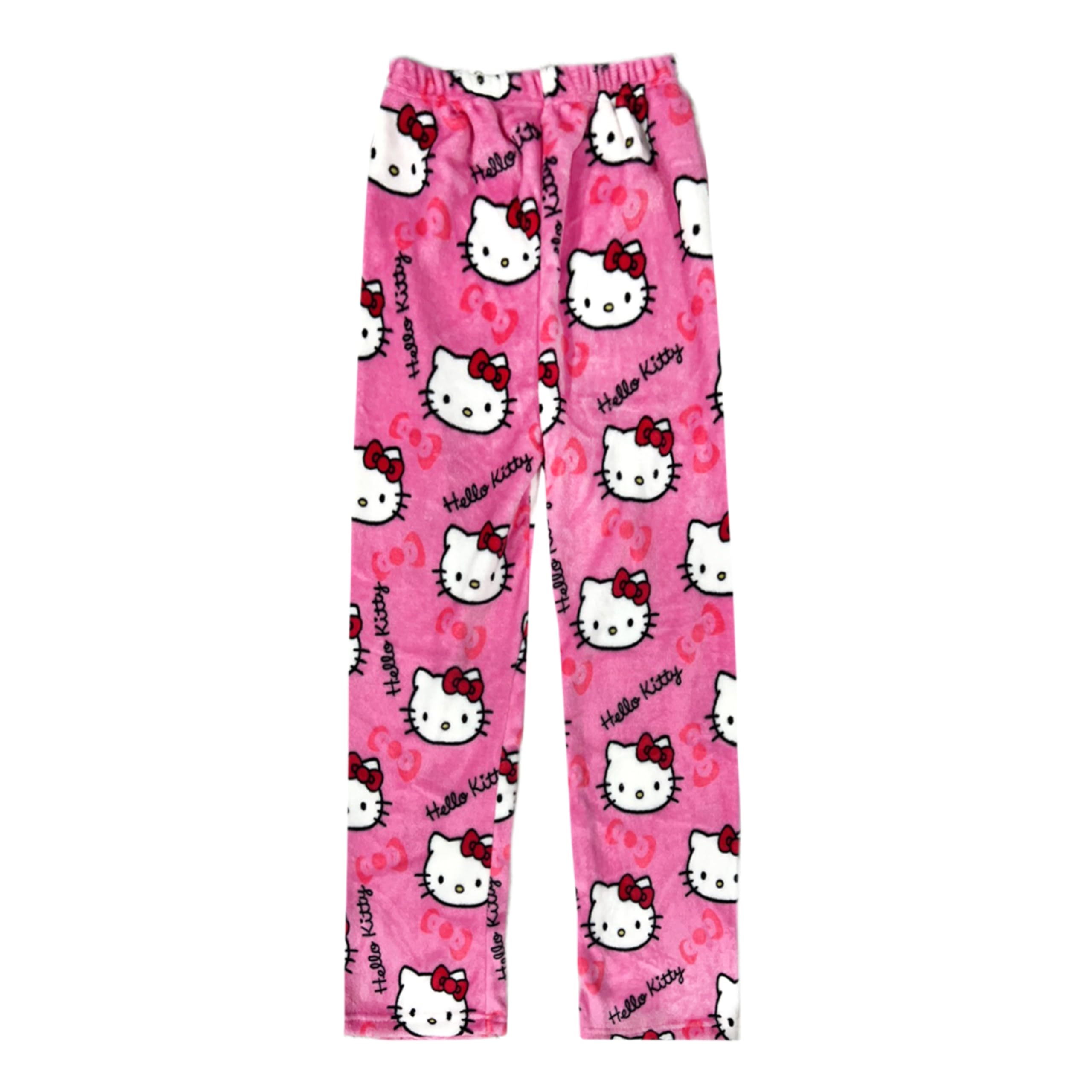 Calças De Pijama Biugnvw Anime Cartoon Family Christmas Women