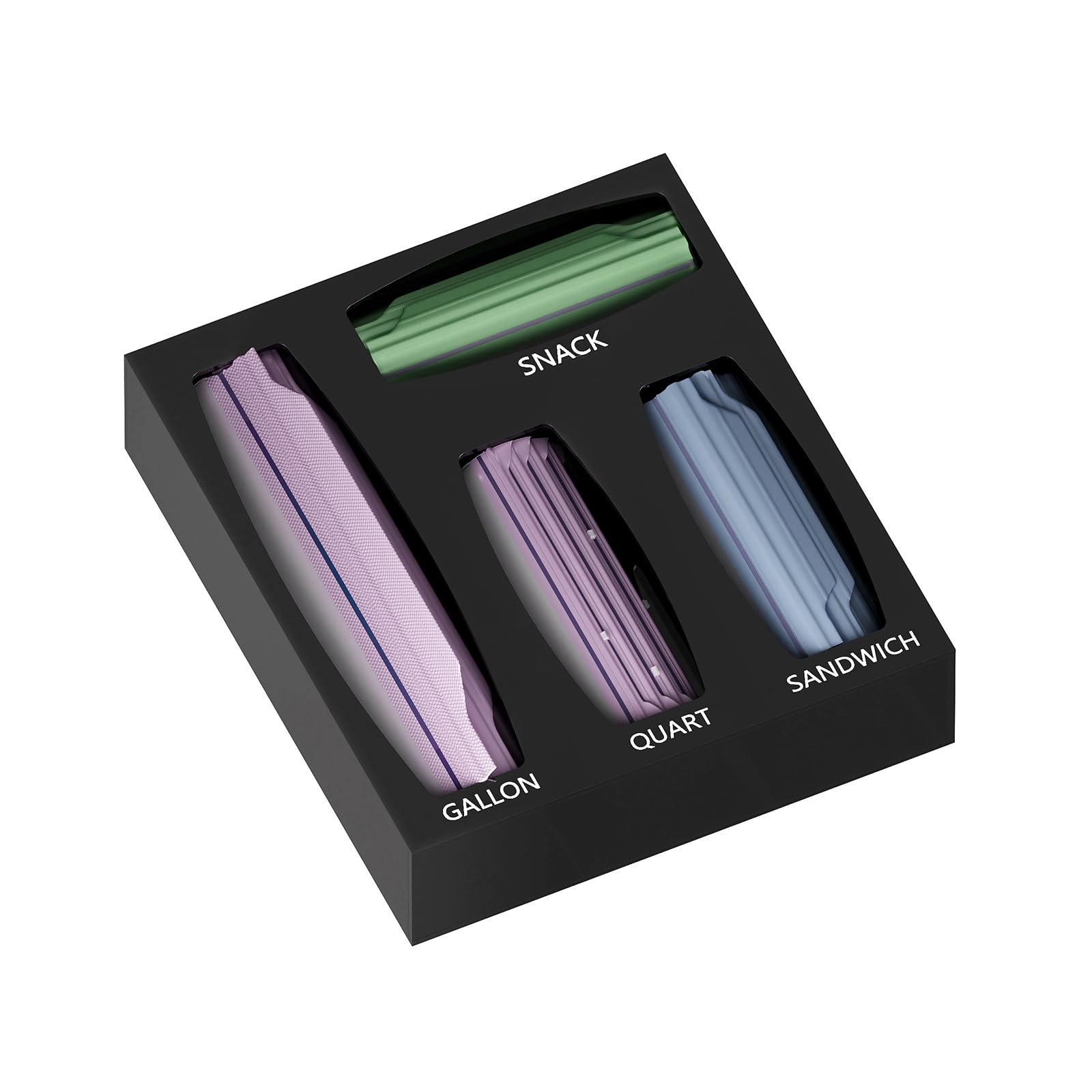 Organizador De Sacos De Acrílico Aquiver Food Storage Holder Box Black