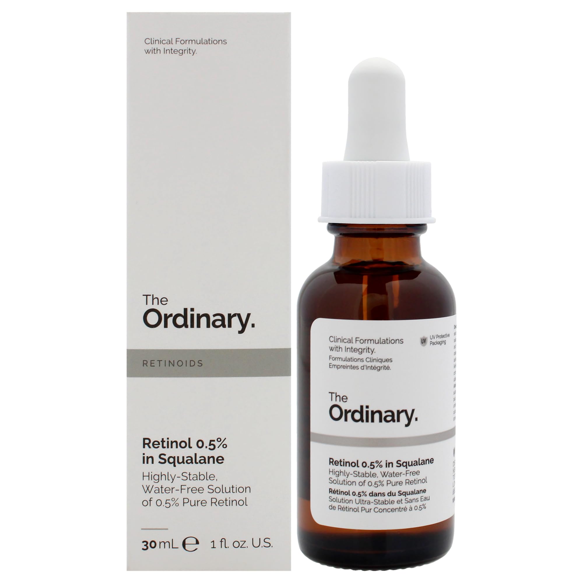 Sérum The Ordinary Retinol 0,5% Em Esqualano