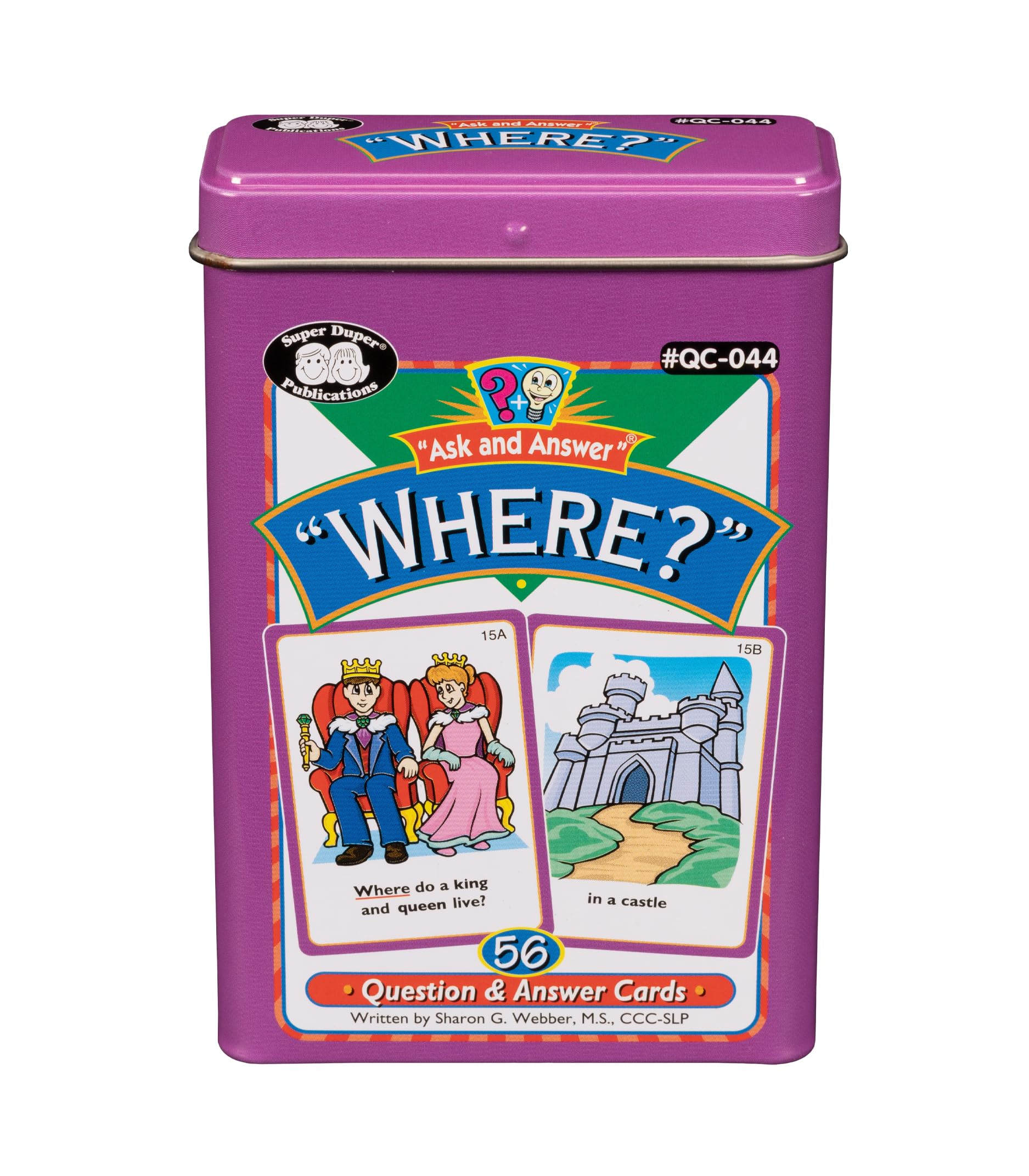 Flash Cards Super Duper Ask And Answer® Where