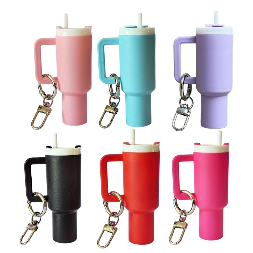 Porta-copos Ieson 6pcs Mini Cup Chaveiro Com Batom