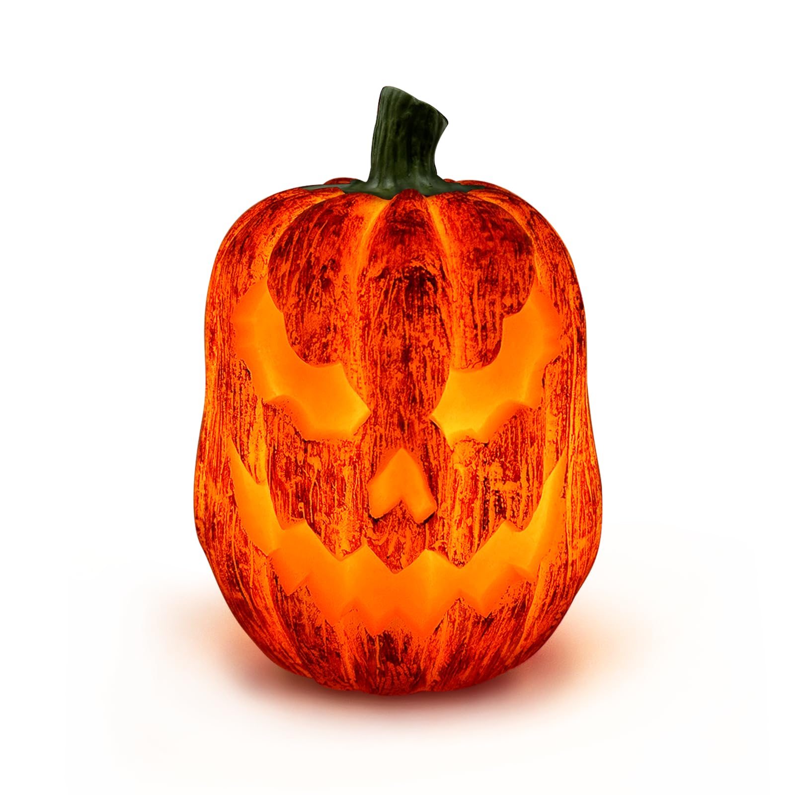 Vela De Abóbora Parkim Halloween Flameless Led Ghost Face