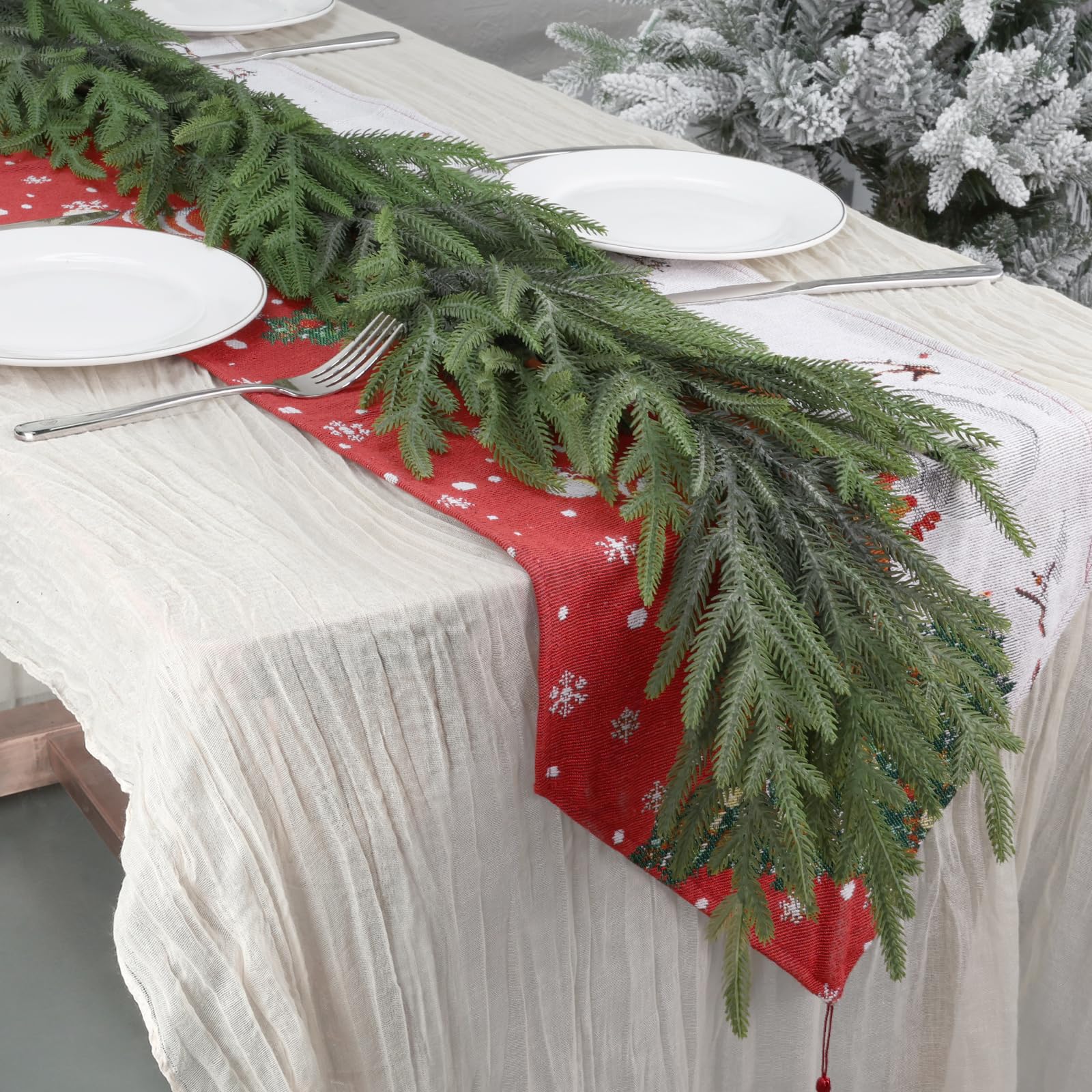 Guirlanda De Natal Artgar Pine 1,8 M Com Design Realista