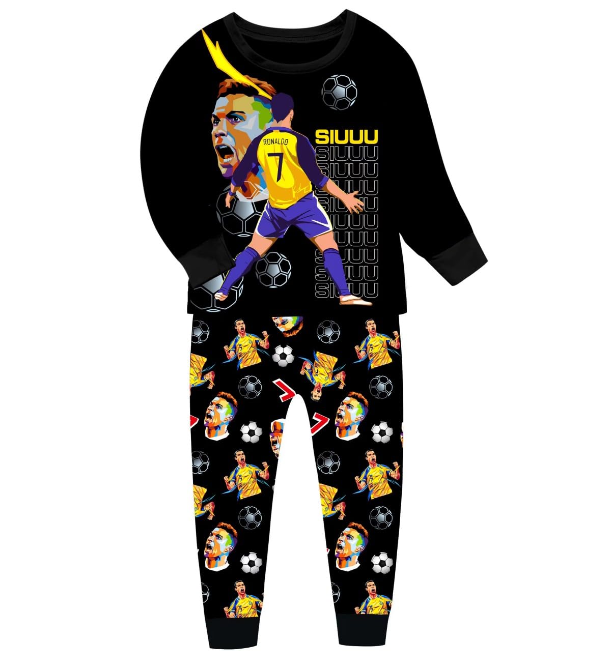 Conjunto De Pijama Thombase, Camiseta E Calça De Futebol Para Meninos E Futebol