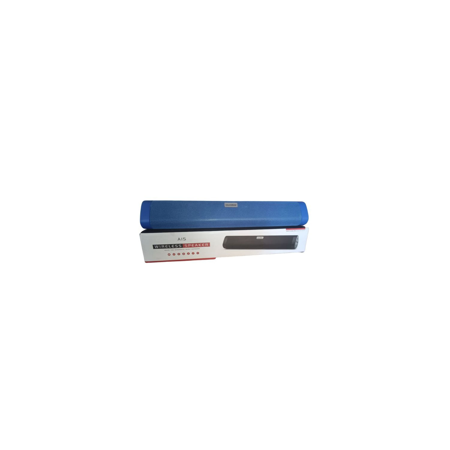 Alto-falante Bluetooth Sound A15 Radio 42cm Azul 10w