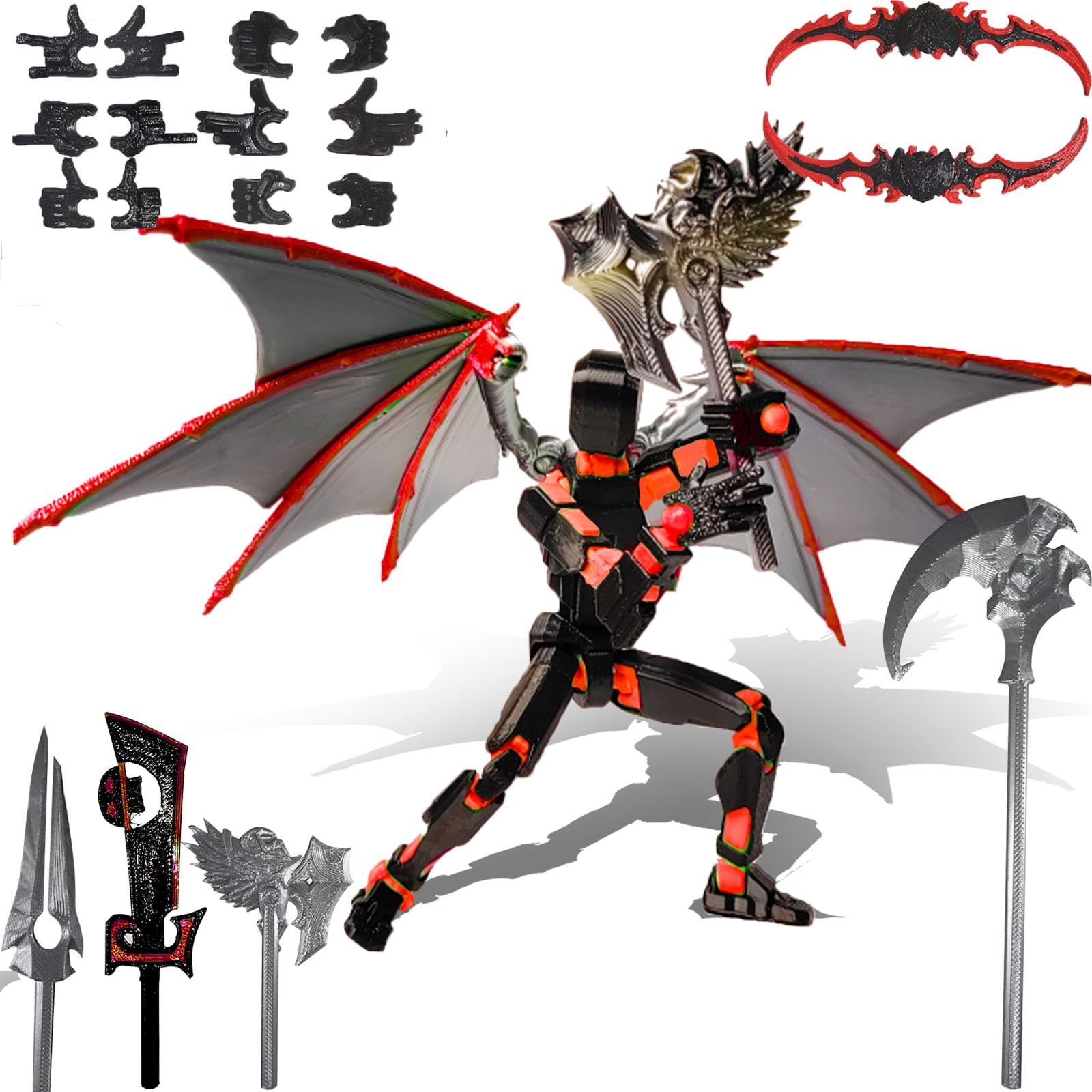 Boneco De Ação Pkghokids T13 Dummy 13 Multiarticulado Móvel