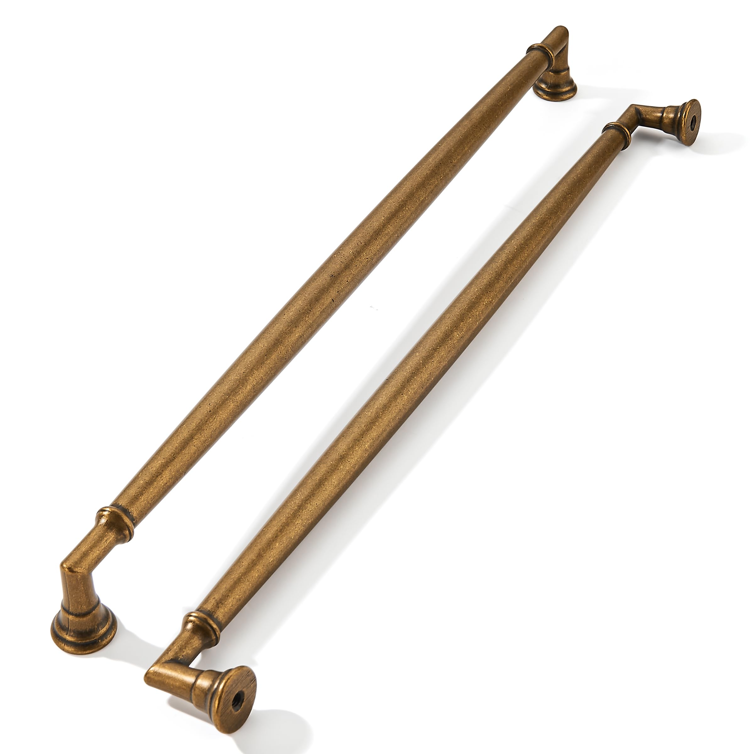 Cabinet Pulls Khtumeware, Latão Antigo De 12 Polegadas (305 Mm), Pacote Com 2