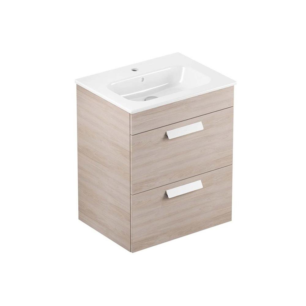Gabinete para Banheiro em Mdf com Lavatório Debba 45x80cm Branco E Amantea Menor preço em Gabinete para Banheiro em Mdf com Lavatório Debba 45x80cm Branco E Amantea