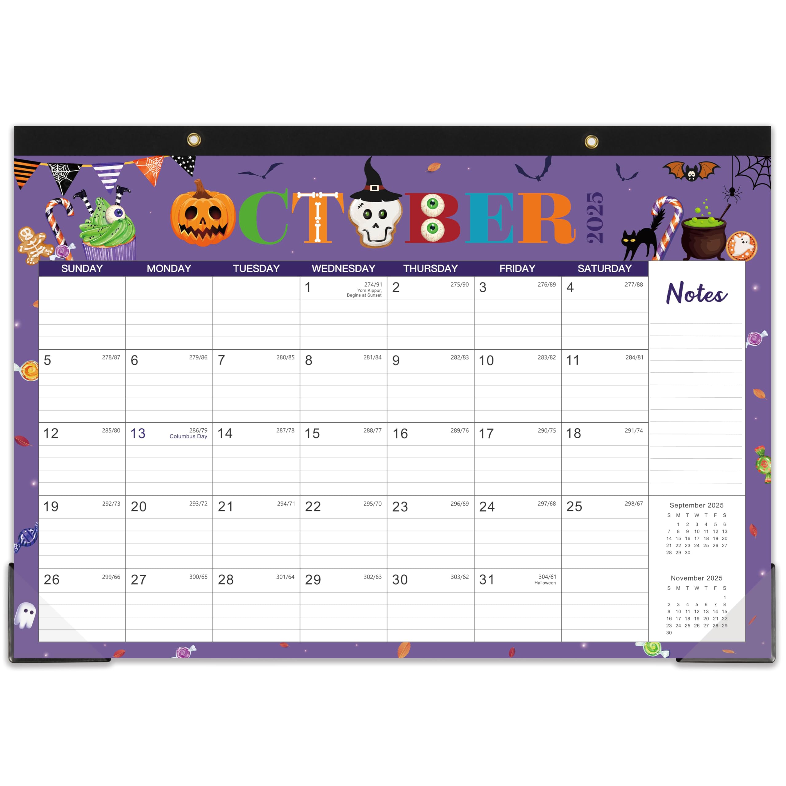 Calendário De Mesa Coboll 2025 De Janeiro A Dezembro 17x12cm