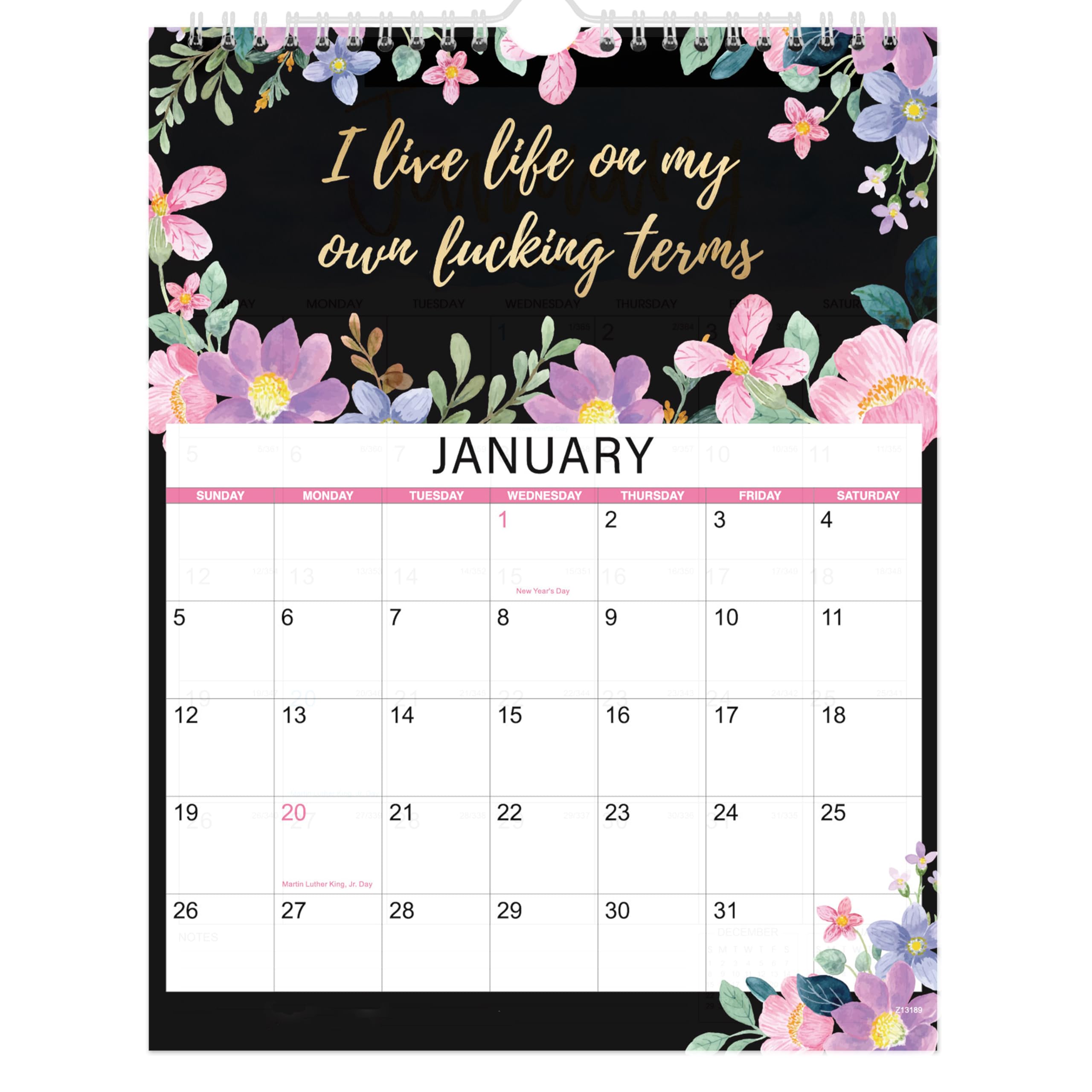 Calendário Chopet 2025 Fu-ck Kit Para Mulheres De Parede 23x28cm