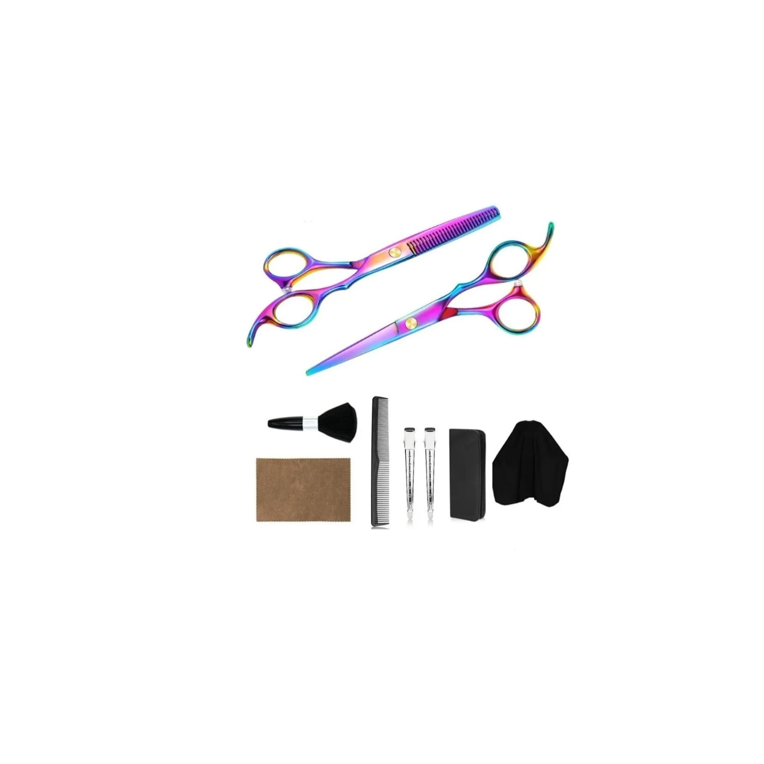 Conjunto De Tesouras Tornasol Sculpting Knife Edge Com Estojo E Acessórios