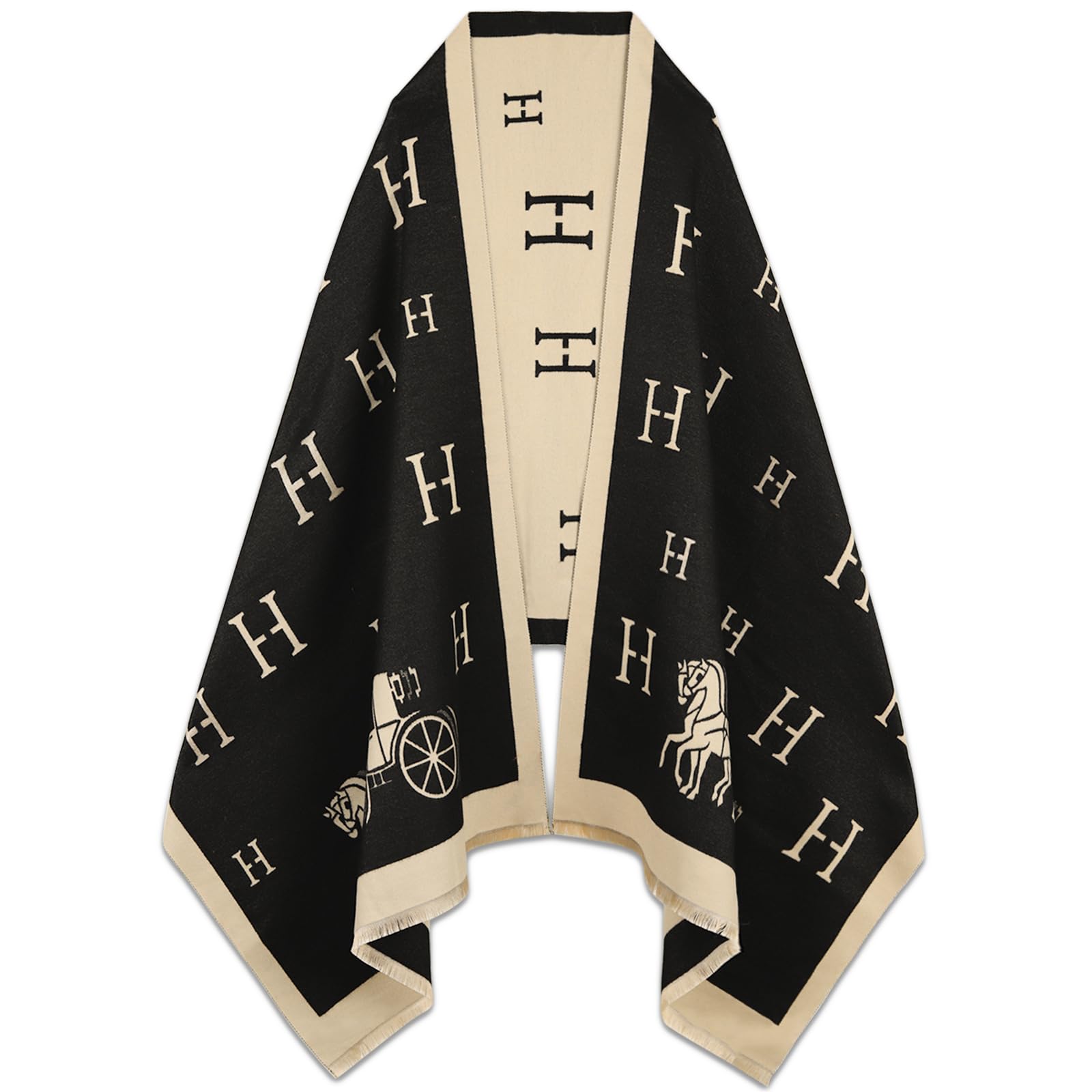 Lenço Extree Pashmina Silky Shawl Wrap Para Mulheres 74,4 X 24,4 Cm