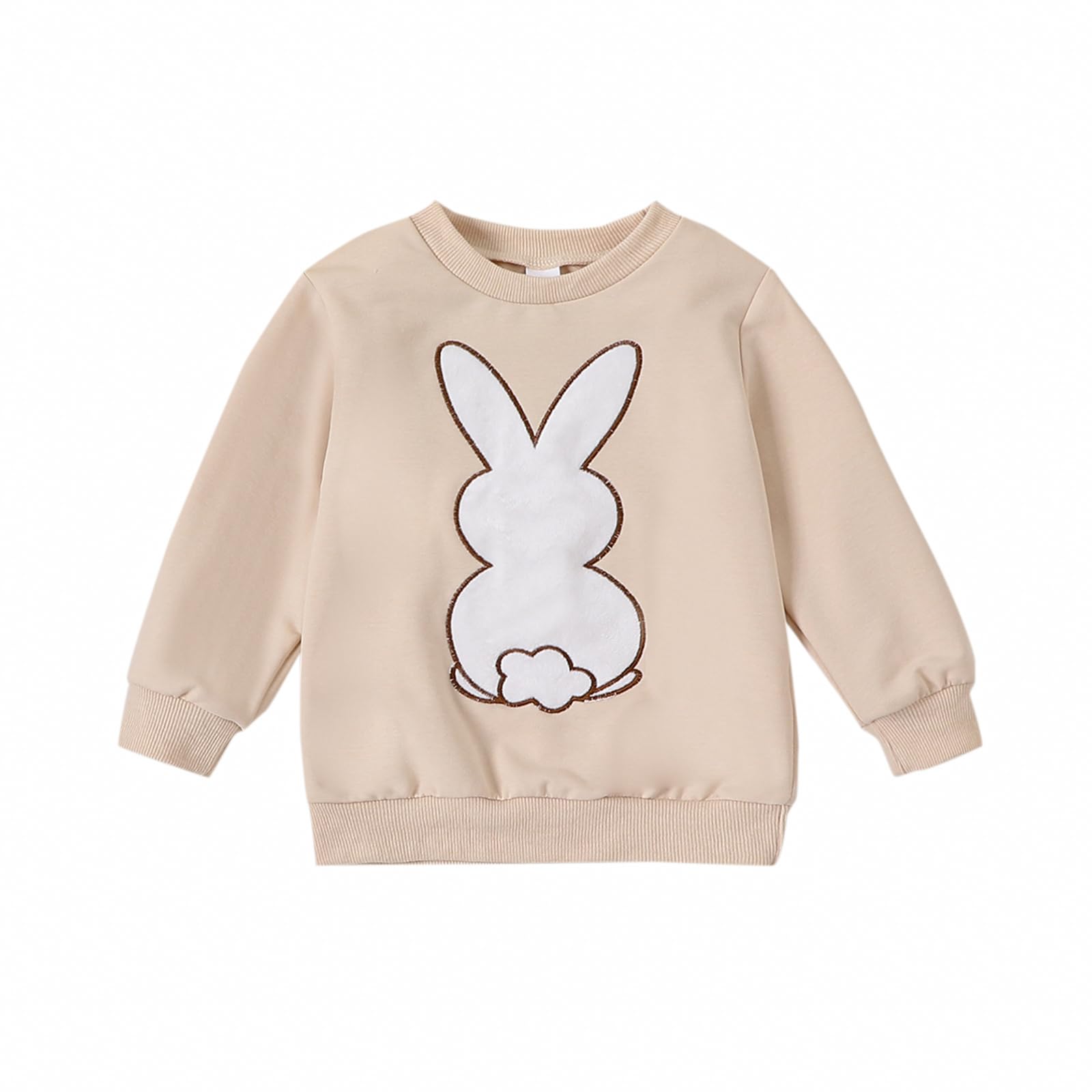 Roupa De Páscoa Para Crianças: Moletom Com Estampa De Coelhinho Eadrioss