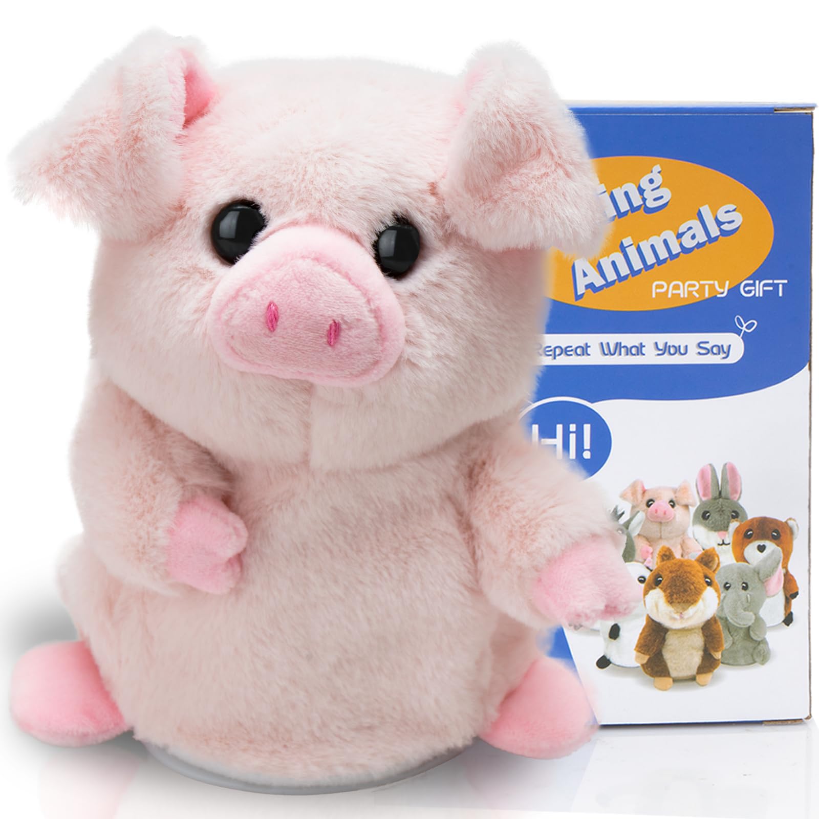 A Homilia Do Brinquedo De Pelúcia Talking Pig Repete O Que Você Diz Rosa